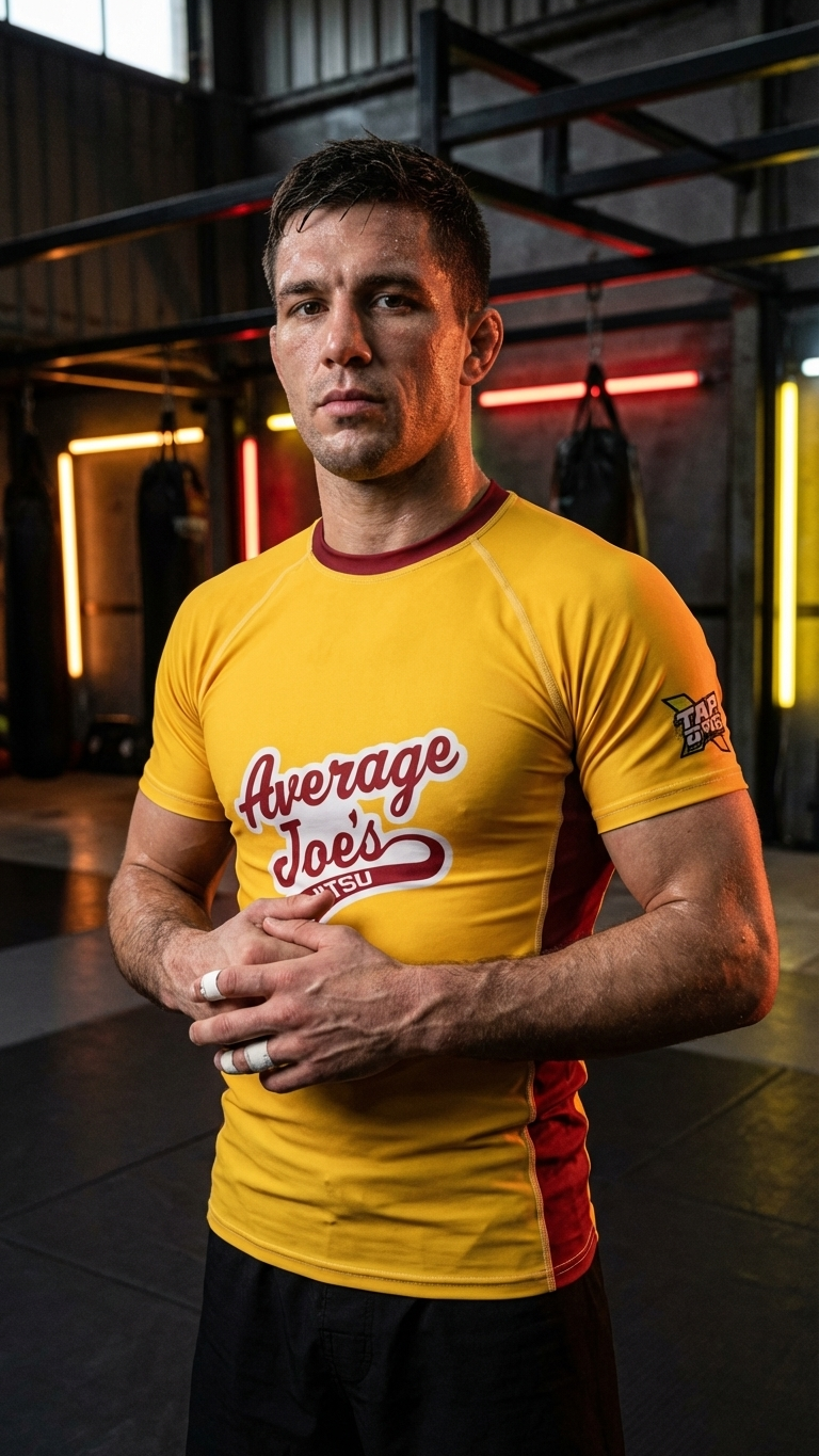 Average Joes Jiujitsu Gym men’s rash guard