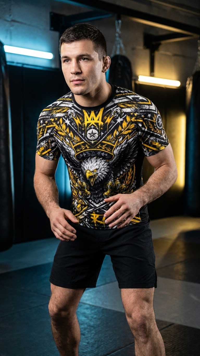 Eagle rash guard