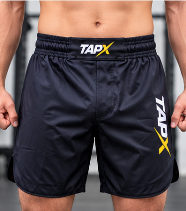 TapX BJJ Youth Black Grappling Shorts | No-Pocket | Limited Batch Pre-Order