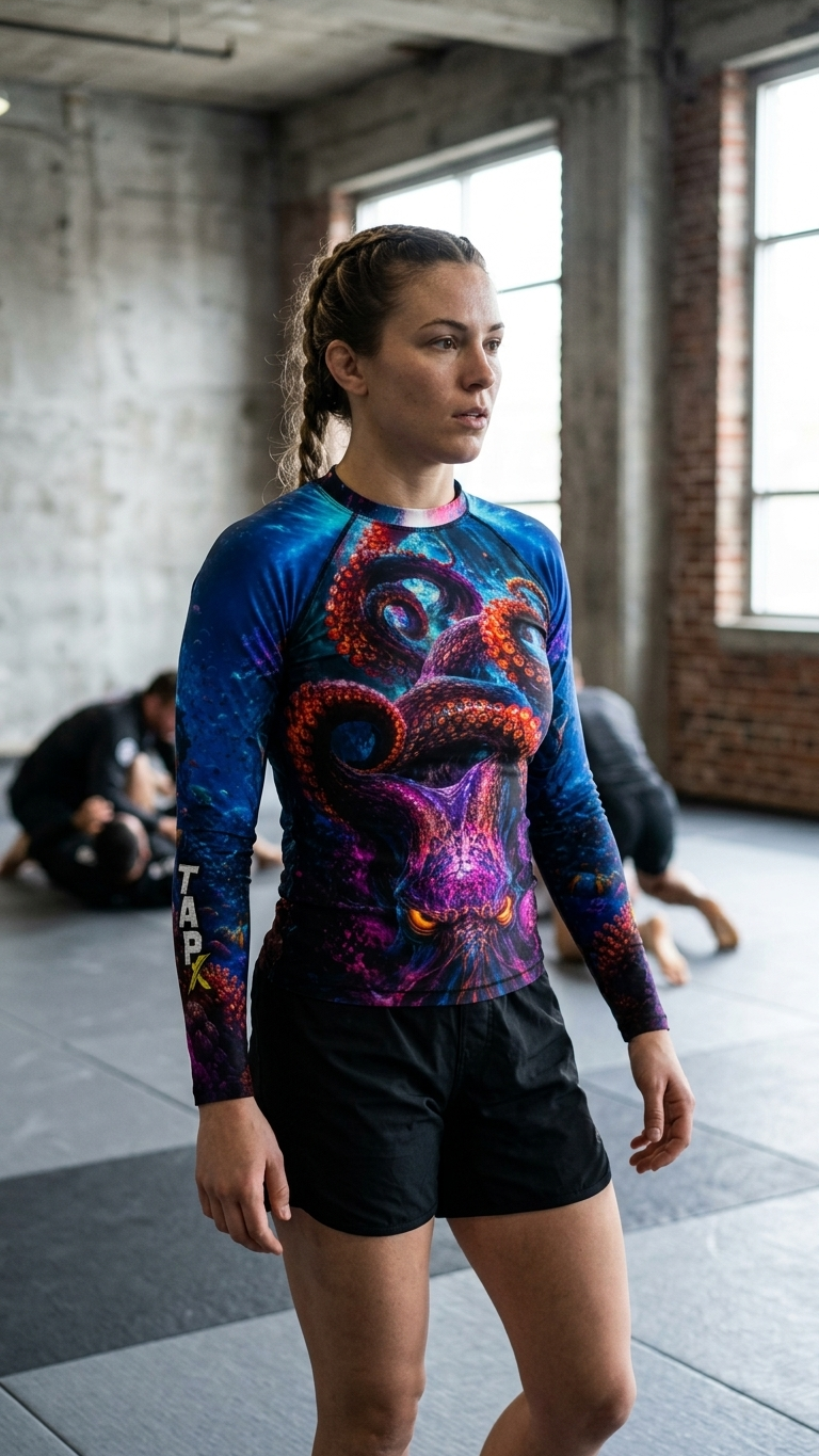 Deep Sea Savage Youth Long Sleeve Rash Guard
