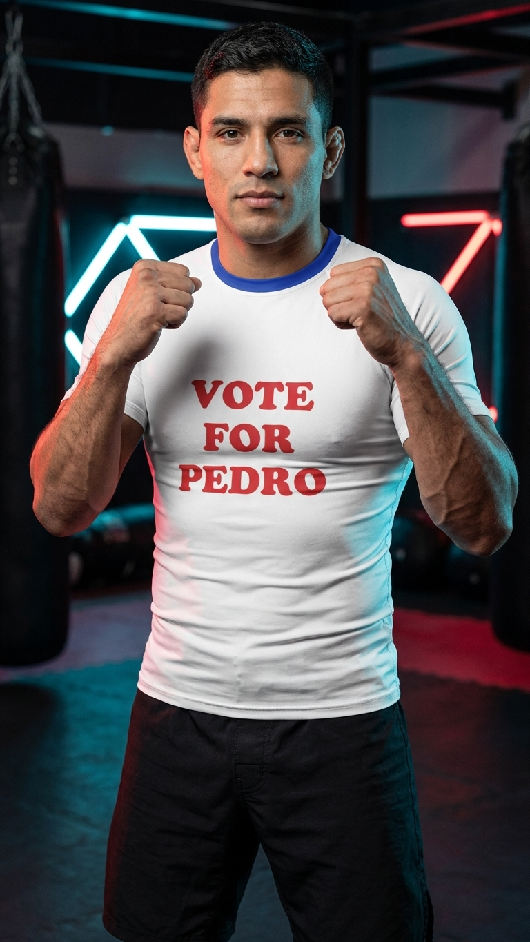Vote for Pedro rash guard