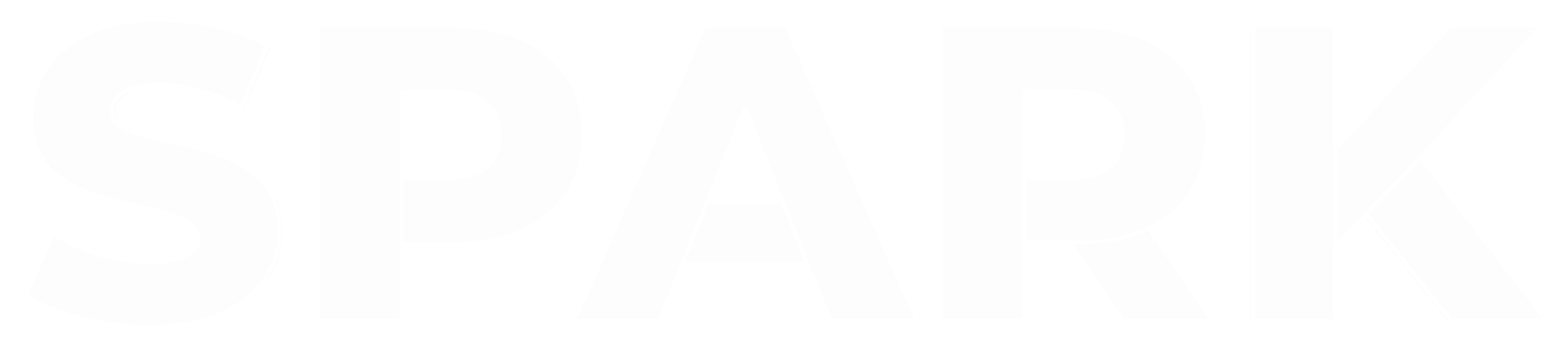 The word SPARK in large, white, 3D block letters.