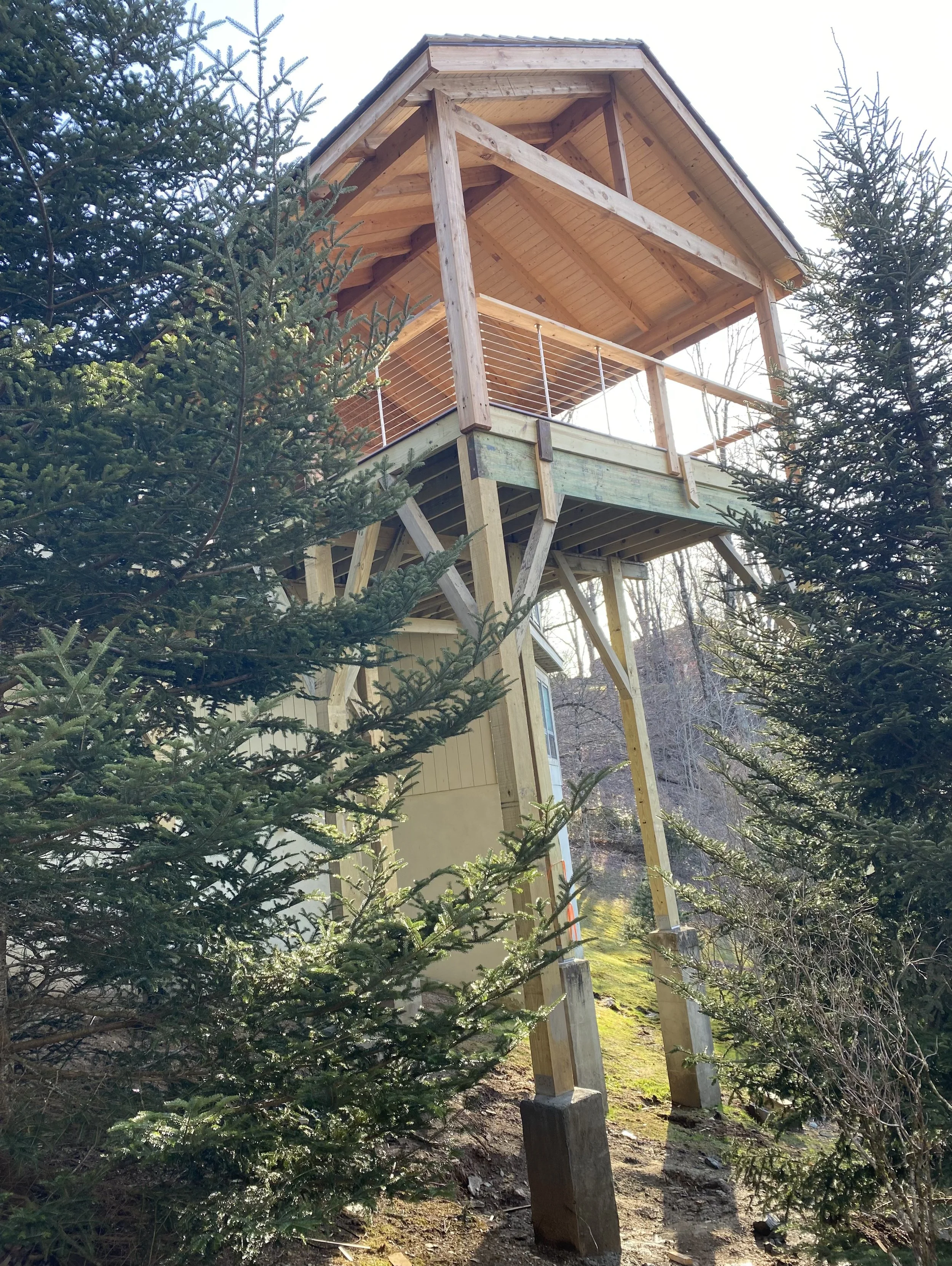 Antonio’s Construction providing exterior porch construction in Ashe County and Watauga County, NC