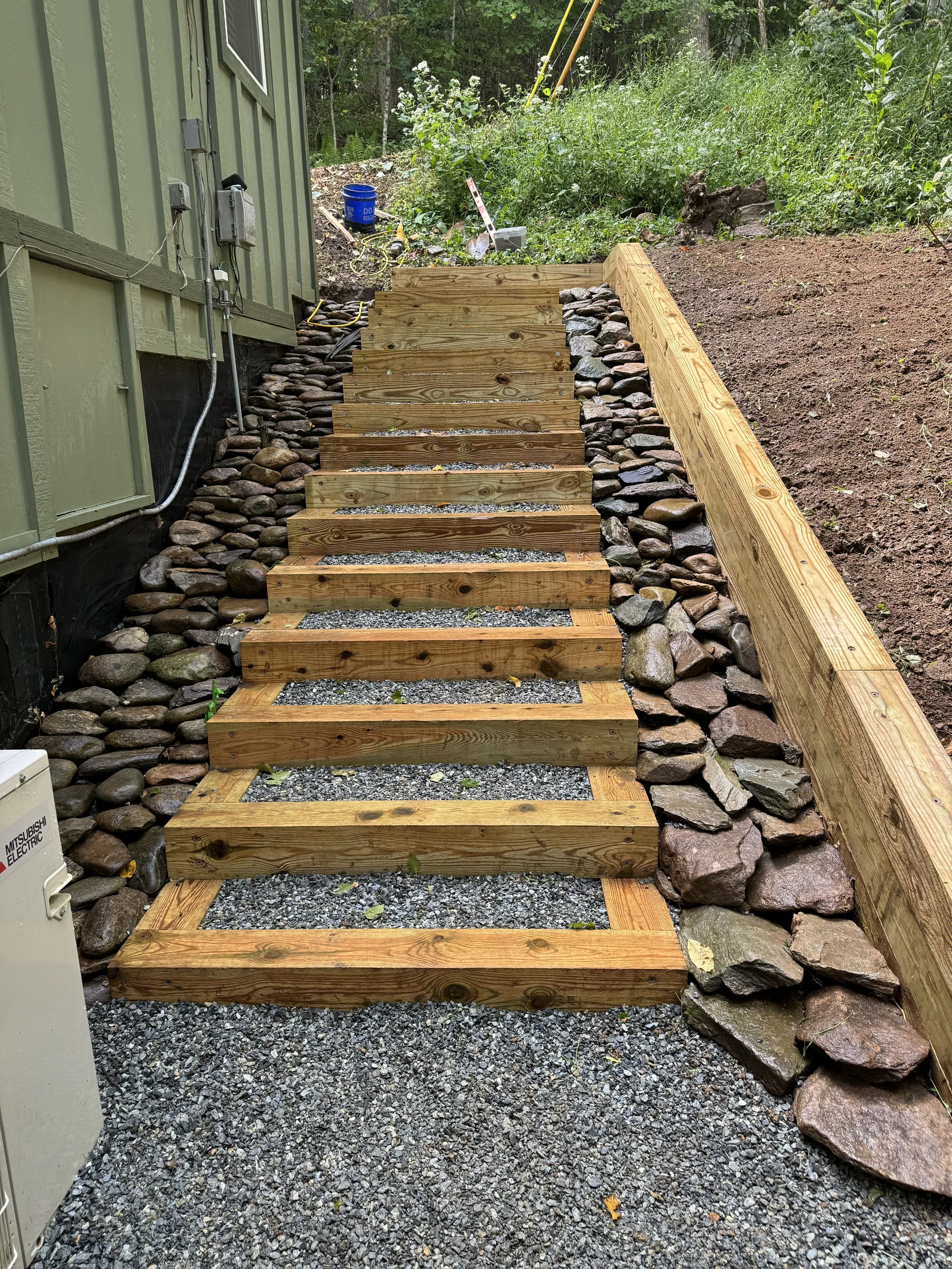 Antonio’s Construction providing exterior stairs and walkway construction in Ashe County and Watauga County, NC
