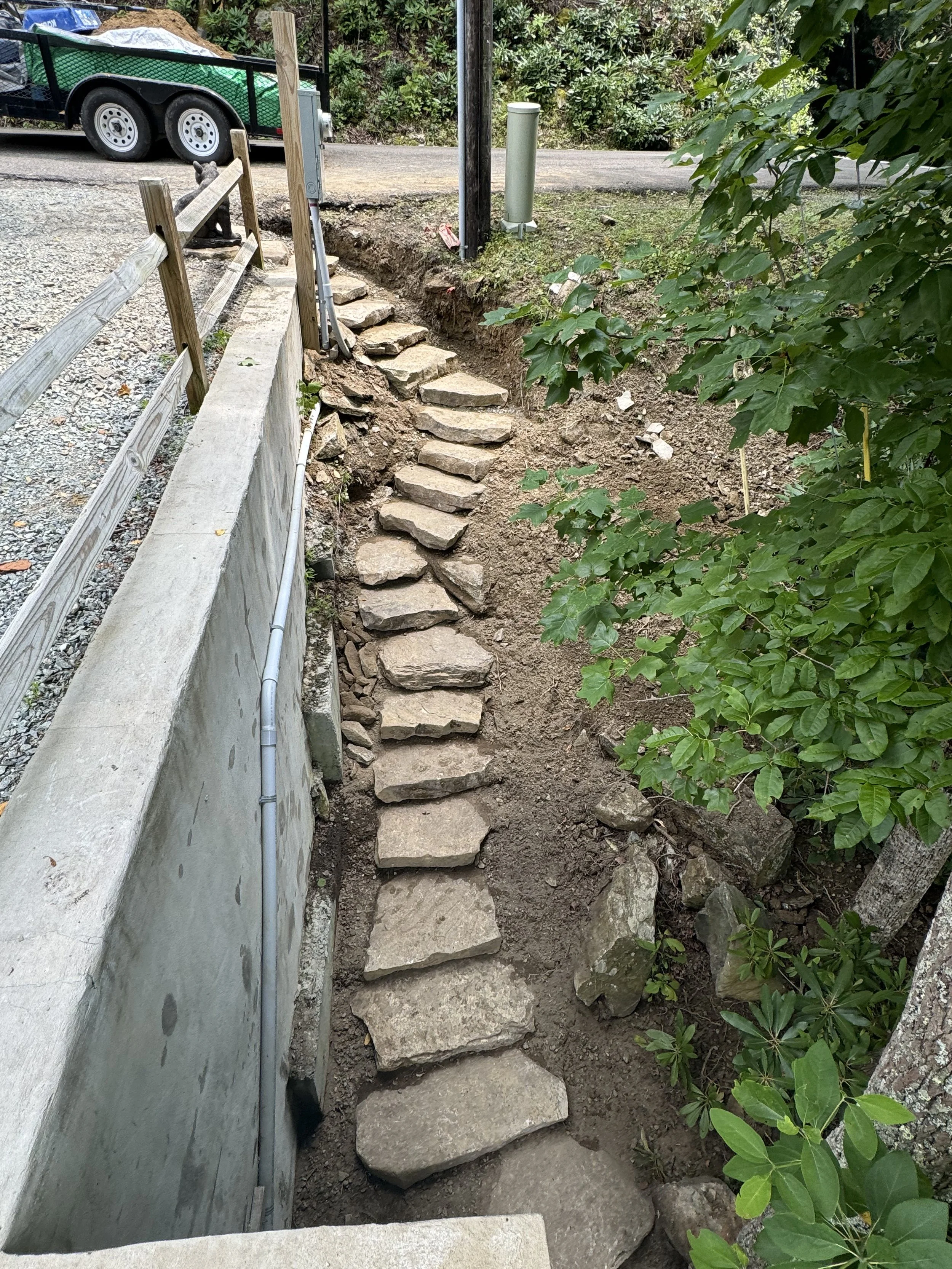 Antonio’s Construction providing exterior walkway construction in Ashe County and Watauga County, NC