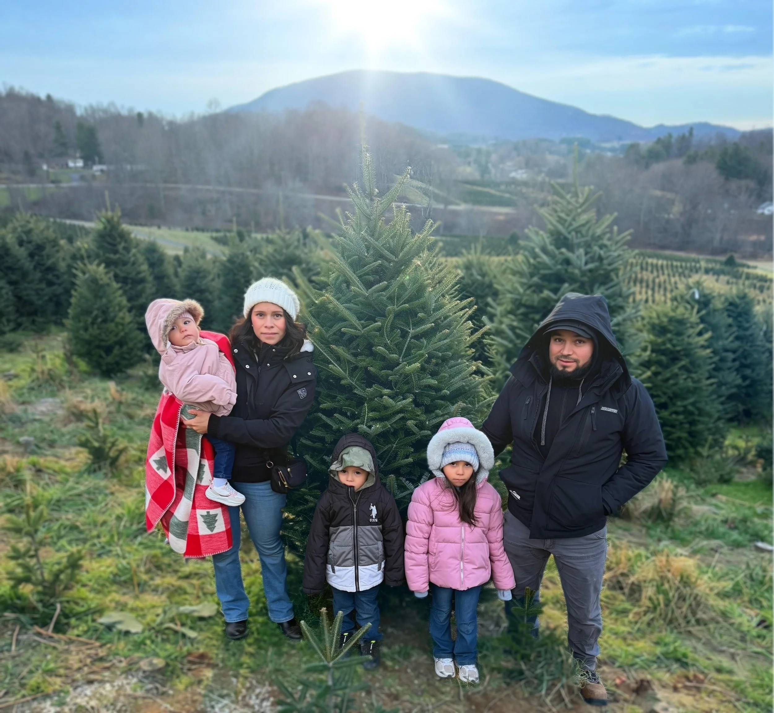 Antoio and family, owner of Antonio's Construction serving Ashe and Watauga County in North Carolina.