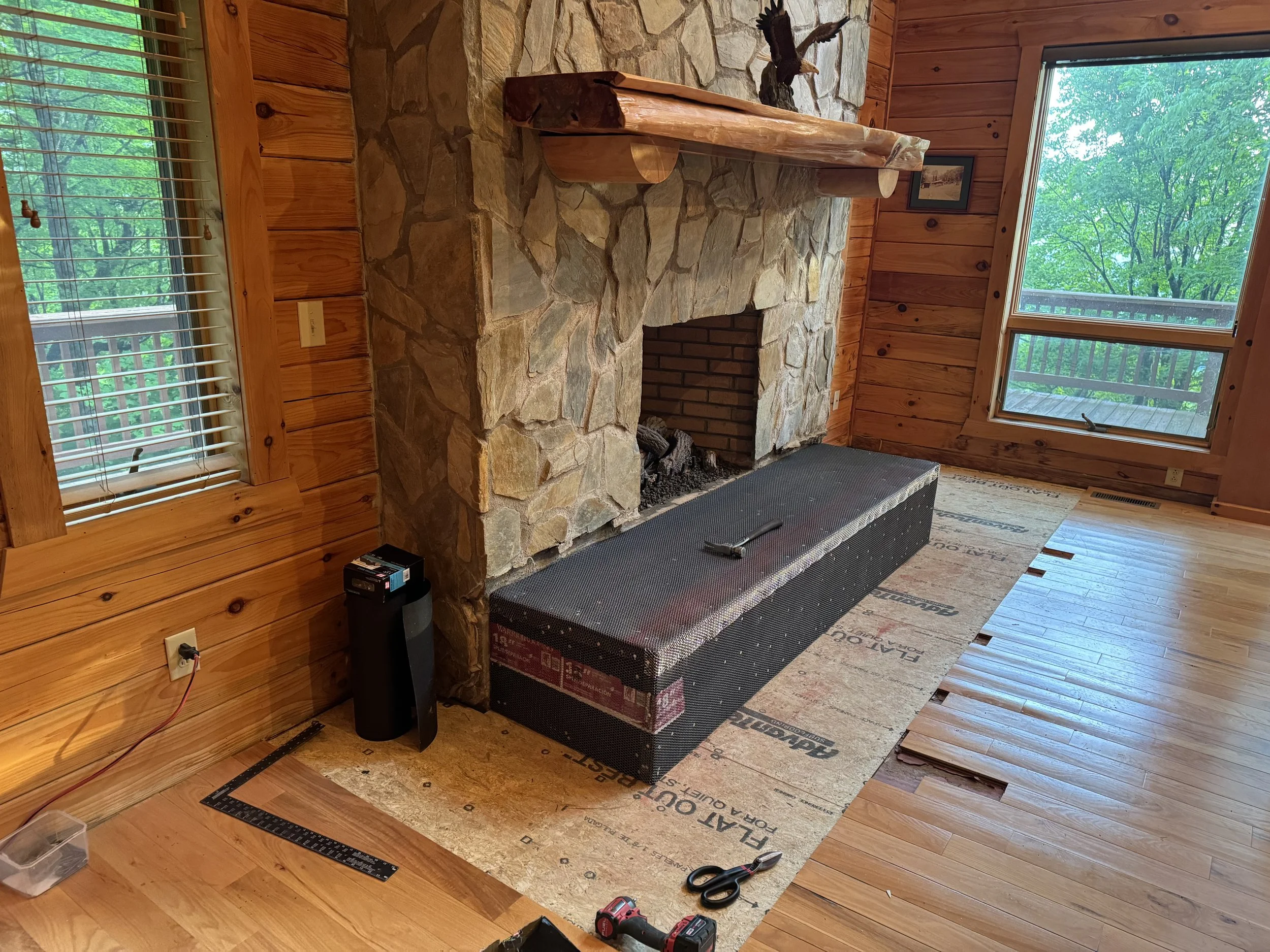 Antonio’s Construction providing indoor fireplace repair in Ashe County and Watauga County, NC