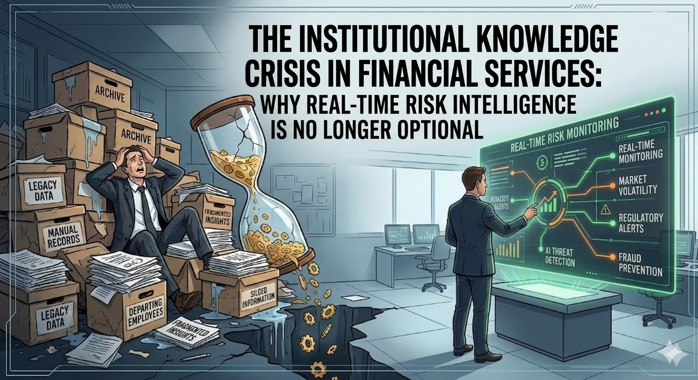The Looming Crisis in Financial Services: Why Real-Time Risk Intelligence Is No Longer Optional