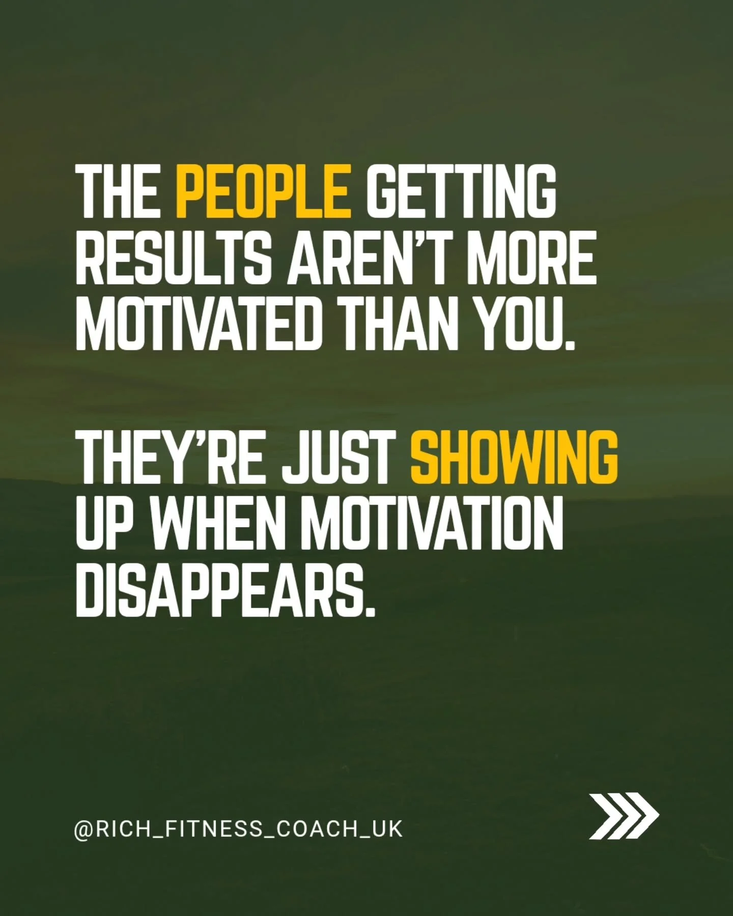 The people getting results aren&rsquo;t more motivated than you.

They don&rsquo;t wake up every day excited to train.
They don&rsquo;t always feel energised.
They don&rsquo;t magically love every workout.

They just understand something important: M