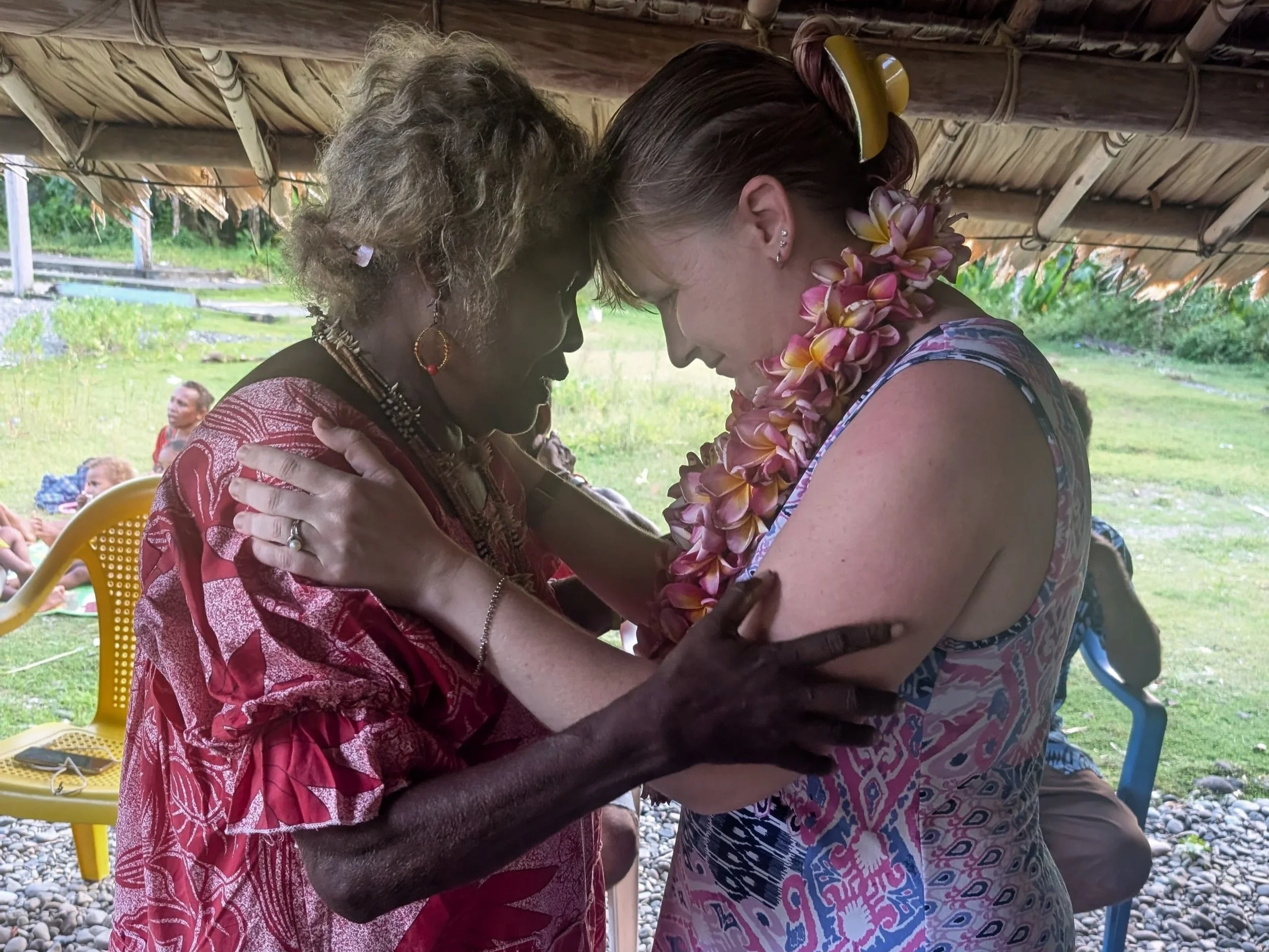 Saying thank you and goodbye to Mami Caroline