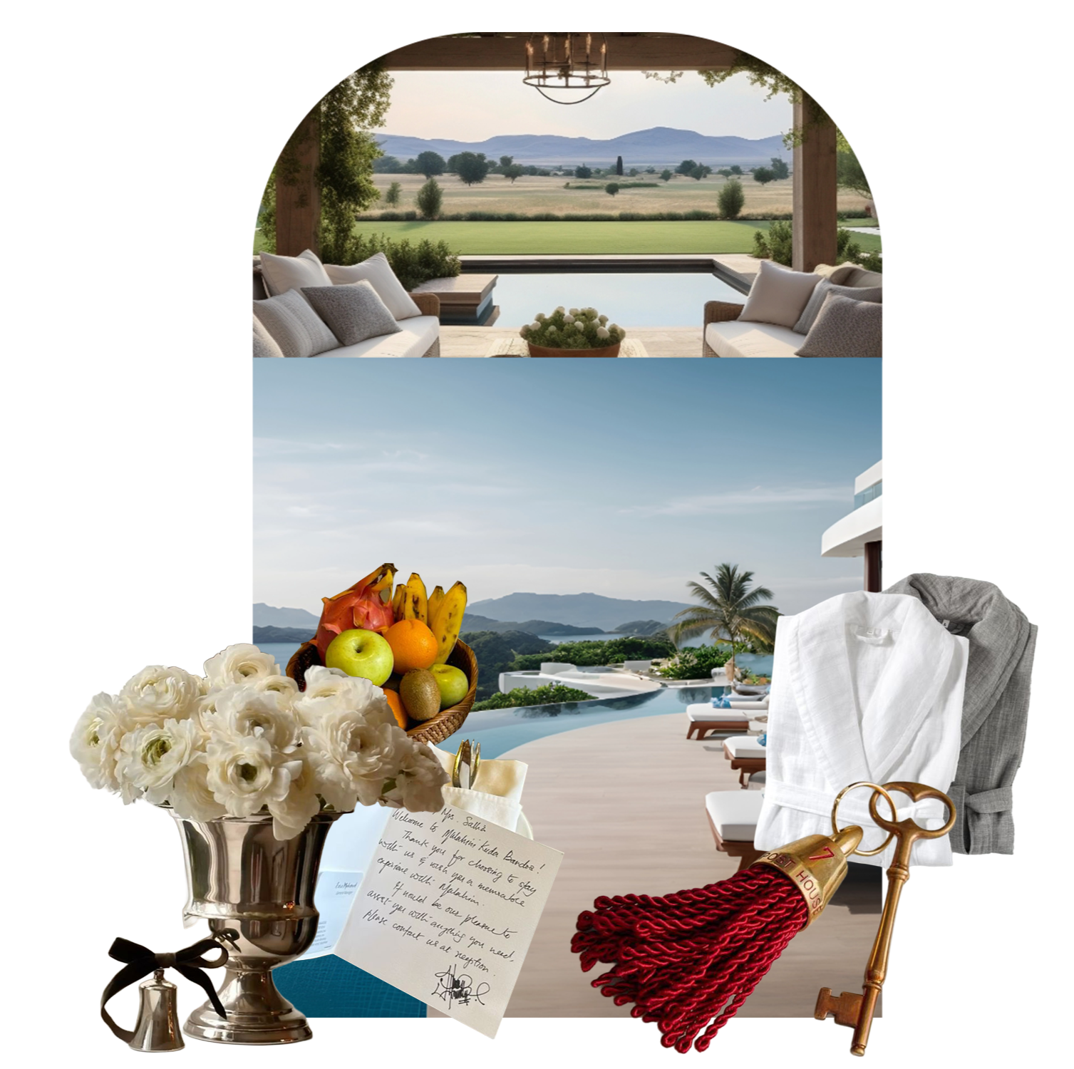 Luxury Home Holiday Collage