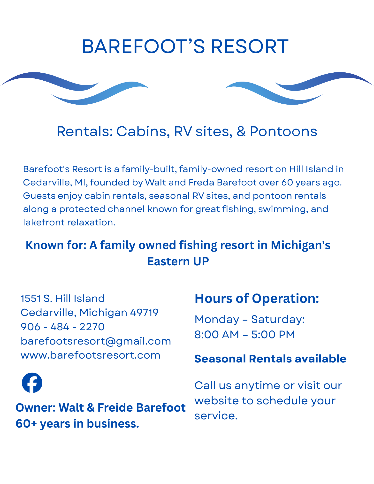 Barefoot’s Resort