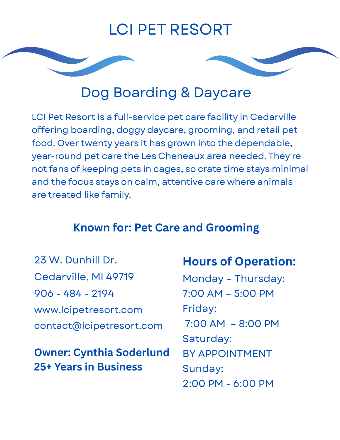 LCI Pet Resort