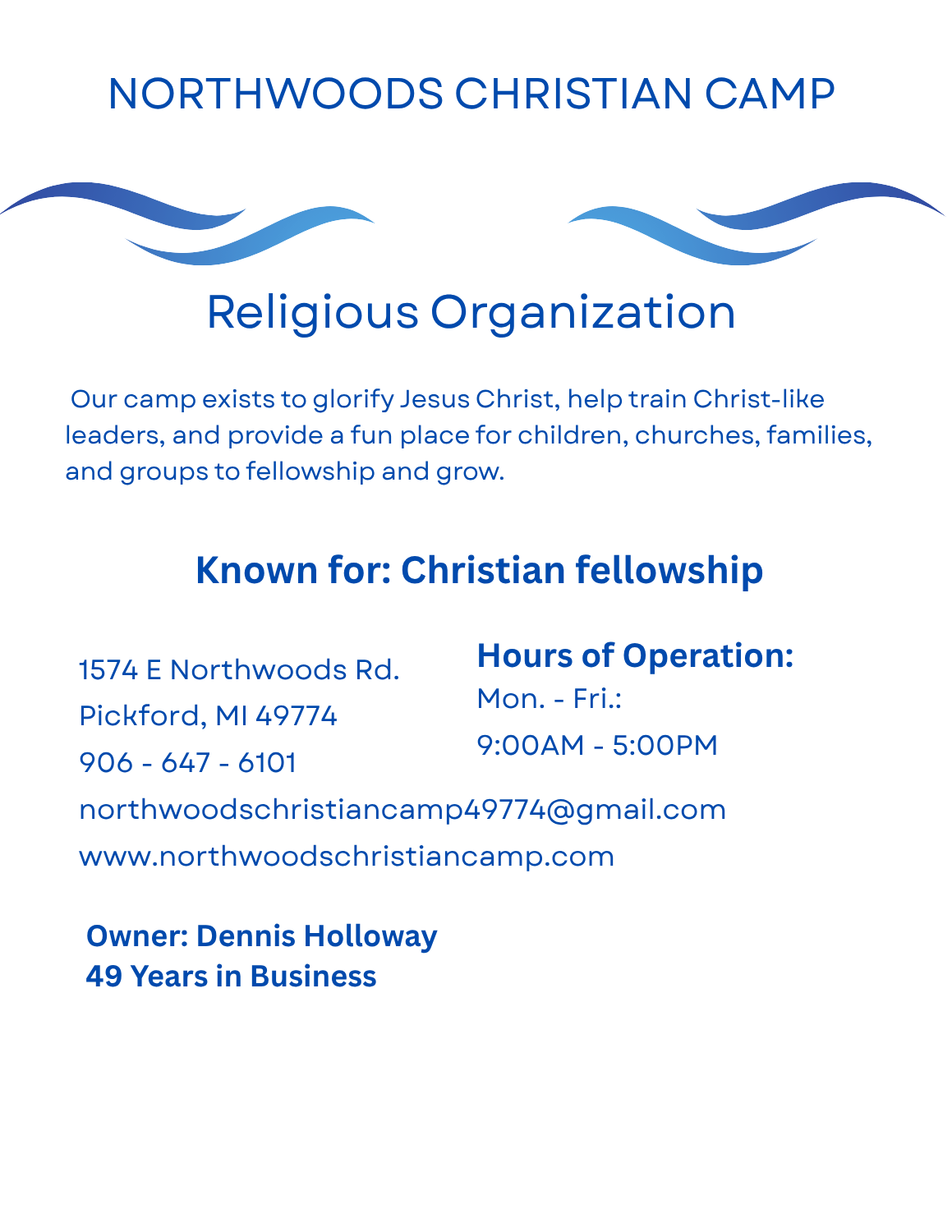 Northwoods Christian Camp