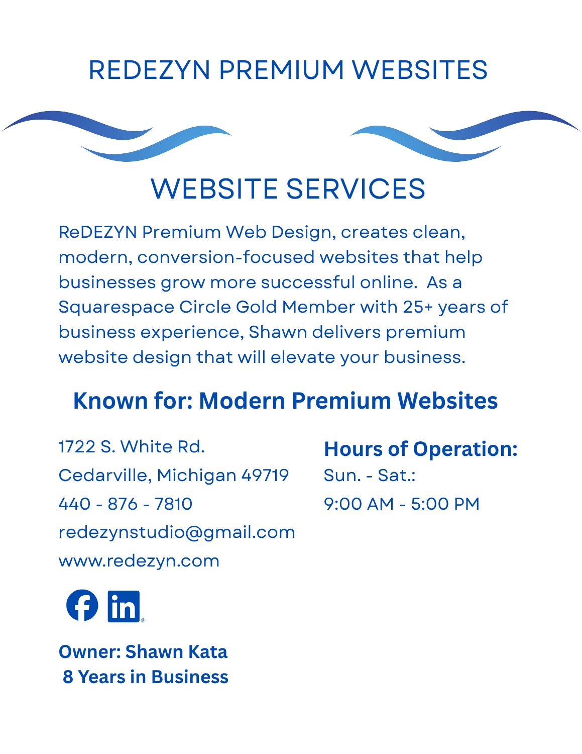 ReDEZYN Website Design