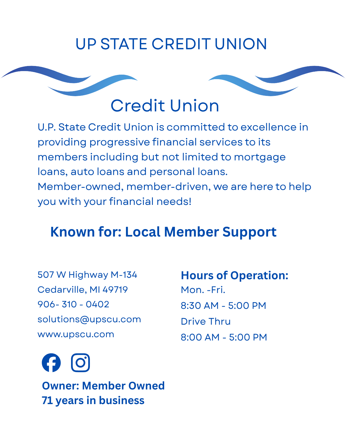 U.P. State Credit Union