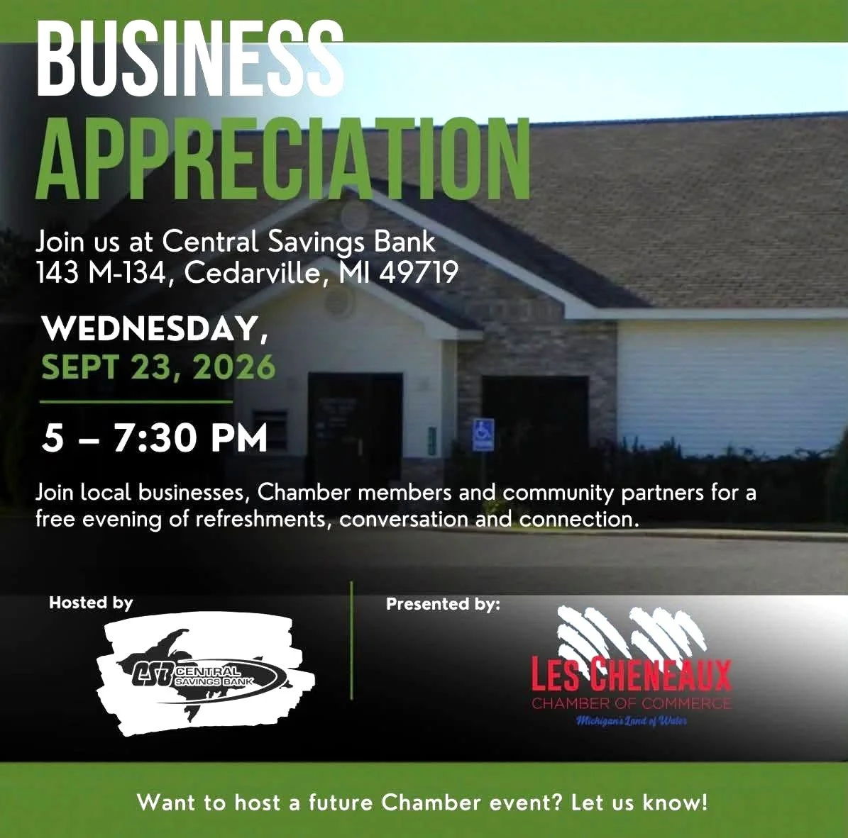Business Appreciation Night with Central Savings Bank