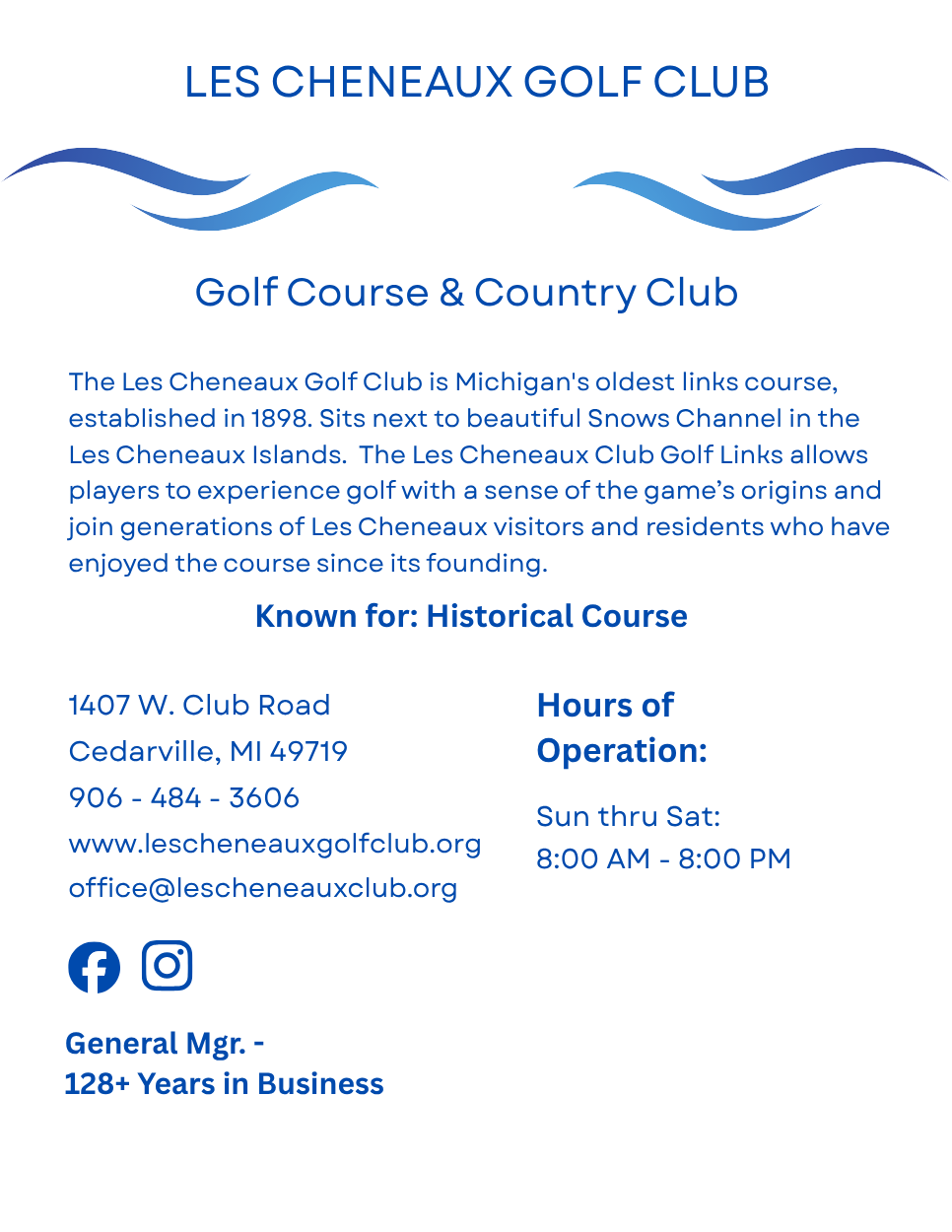 Les Cheneaux Golf Club
