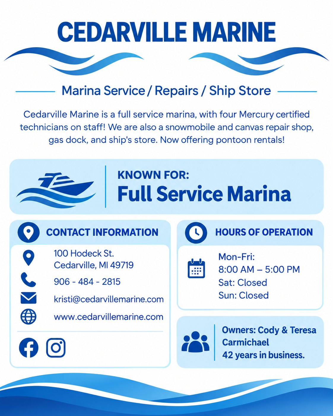Cedarville Marine