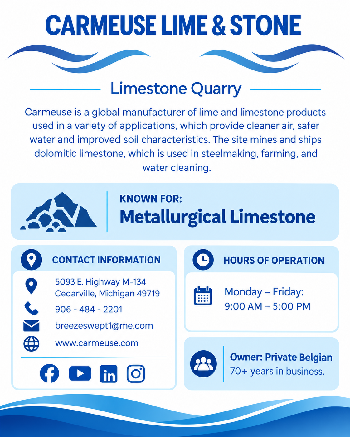 Carmeuse Lime &amp; Stone