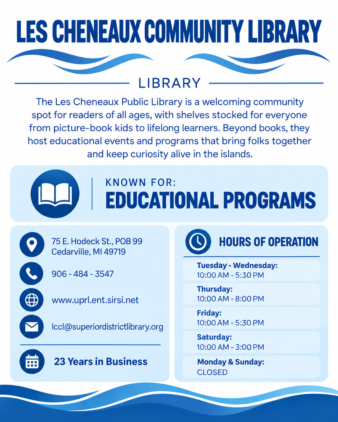 Les Cheneaux Community Library