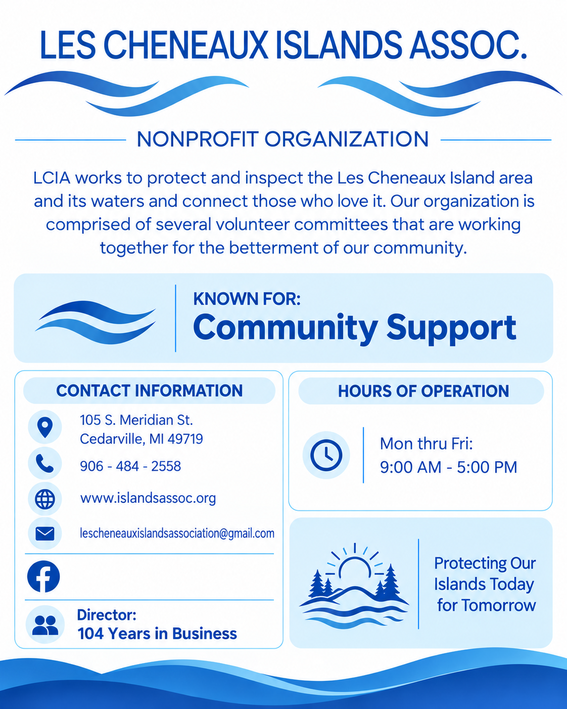 Les Cheneaux Islands Assoc.