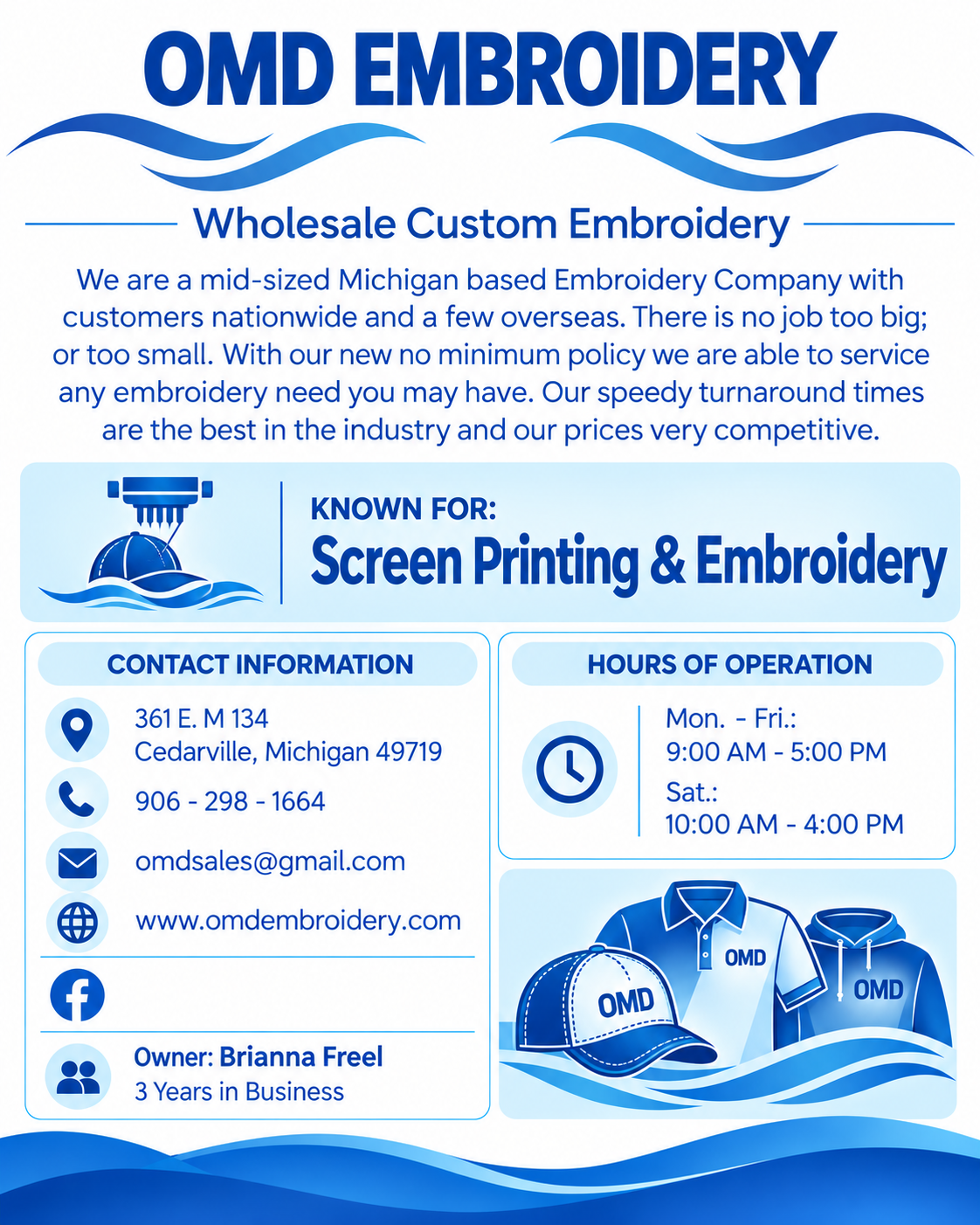 OMD Embroidery