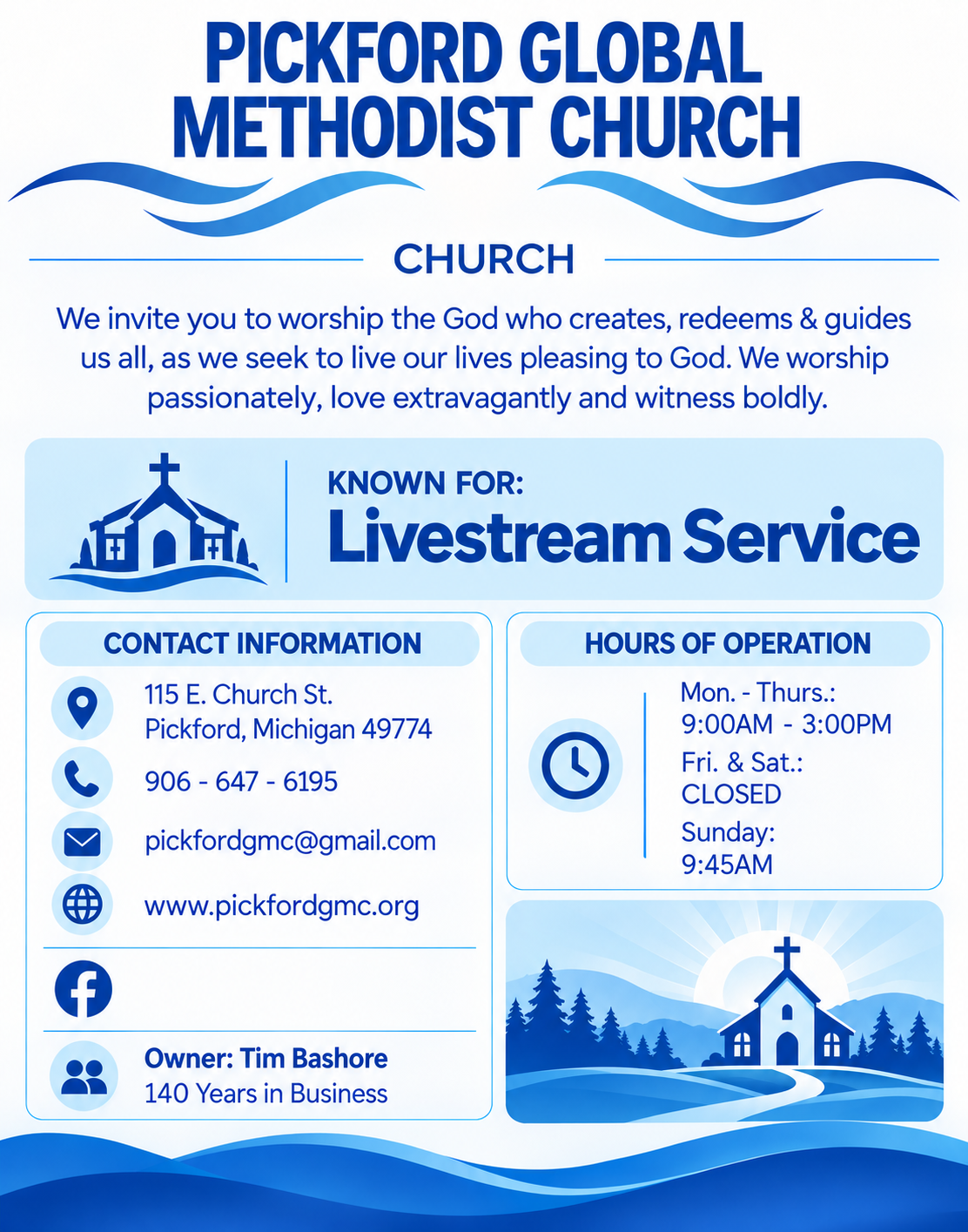 Pickford Global Methodist Church