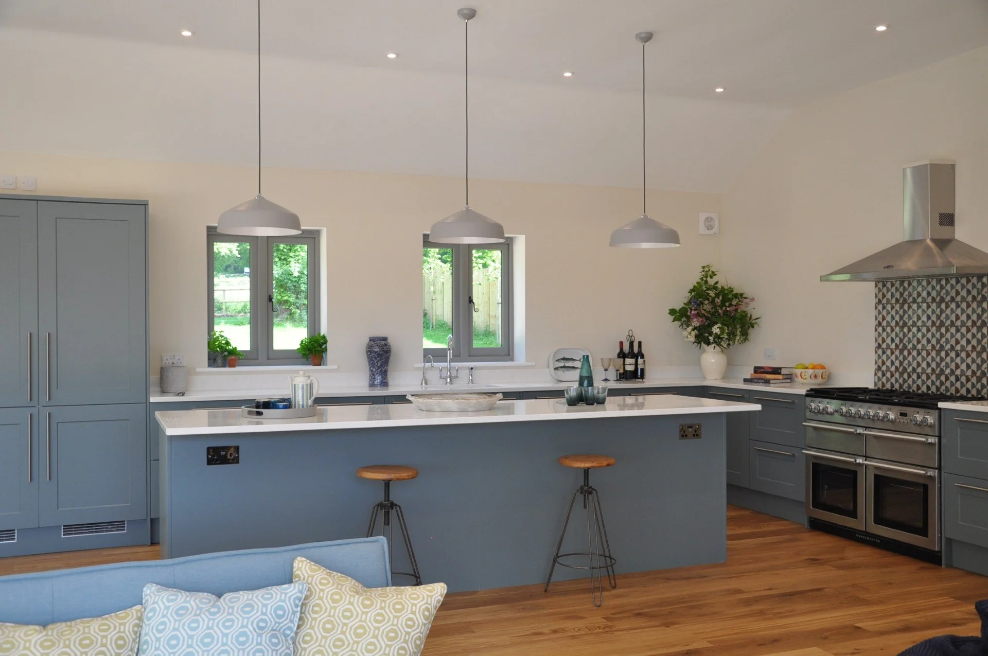 Kitchen in barn conversion