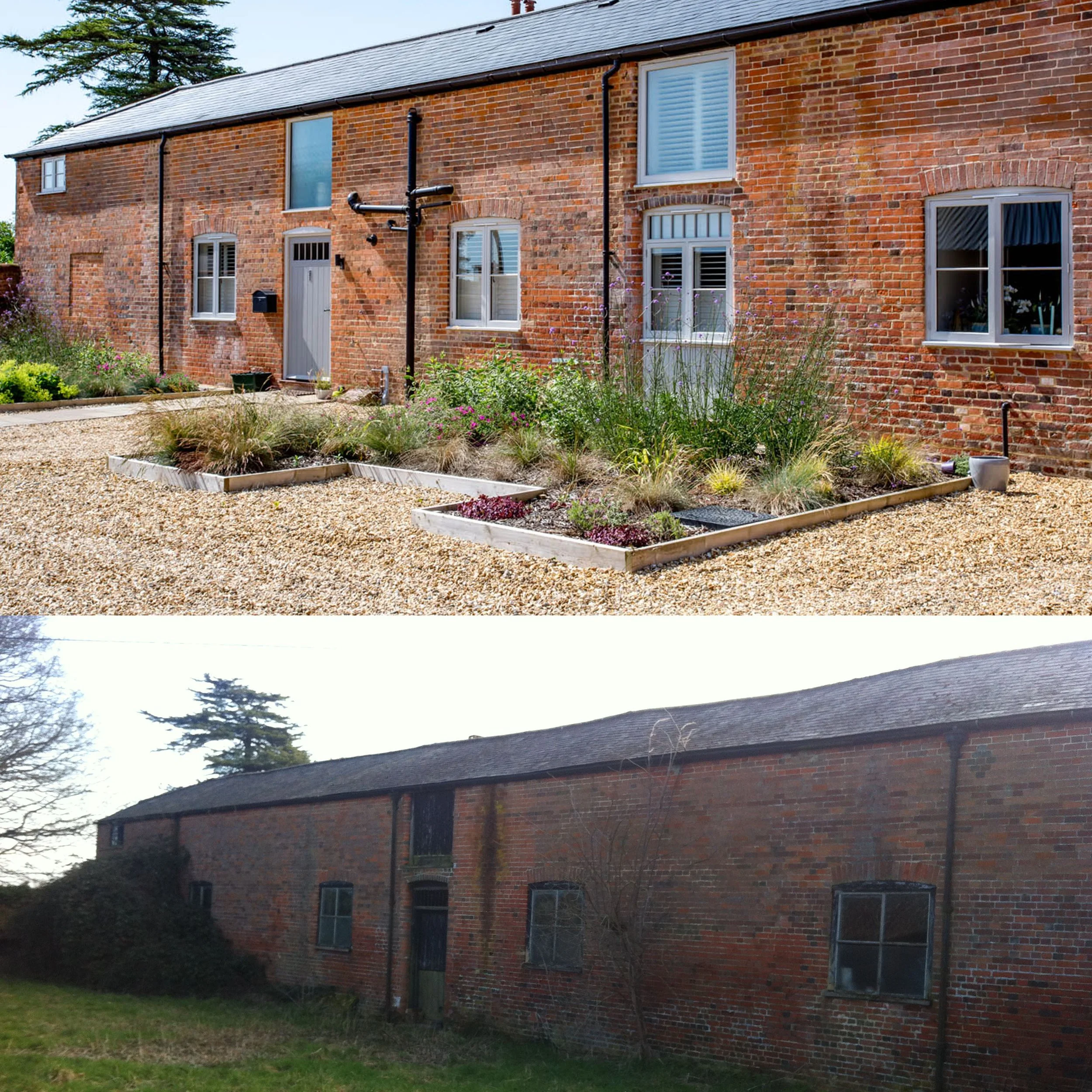 Eight barn conversions - Before and after
