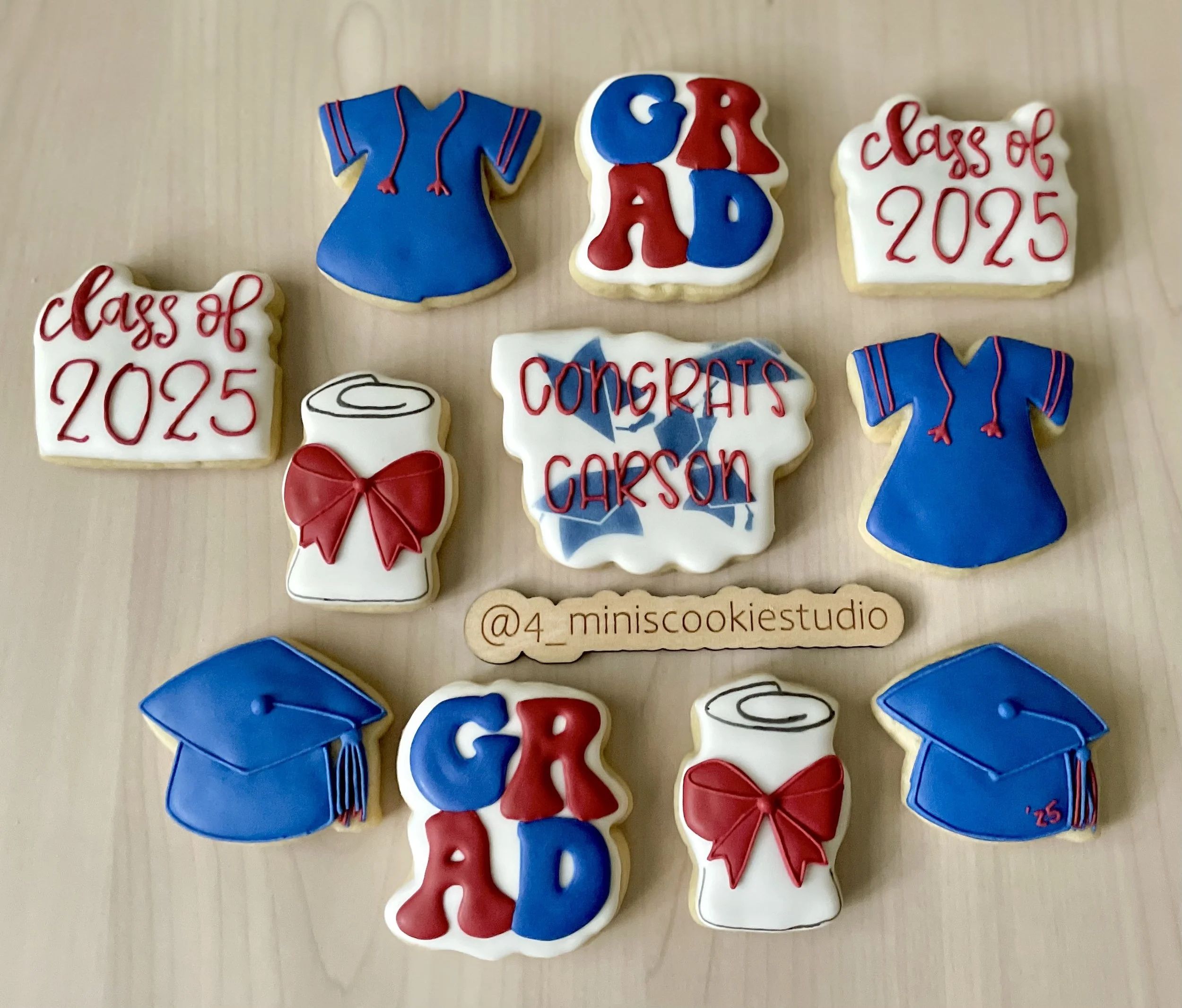 Blue and Red grad set 