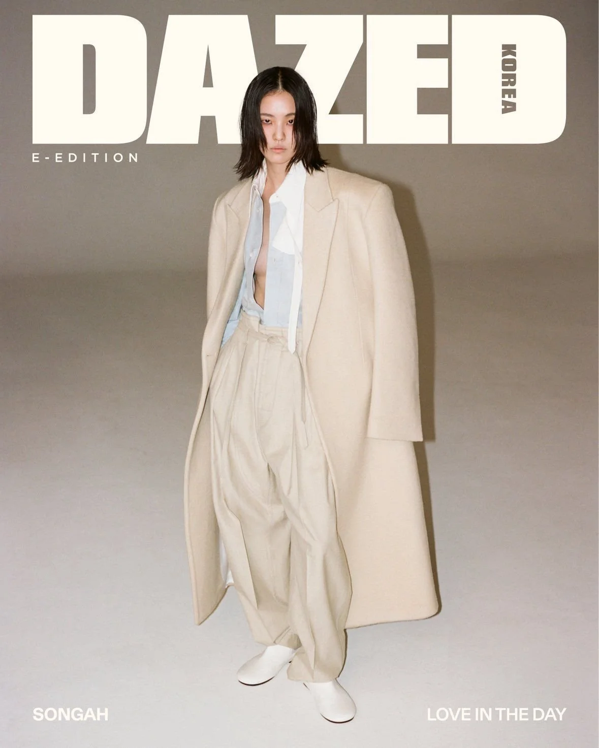 SONG AH DAZED KOREA DEC 2025 COVER