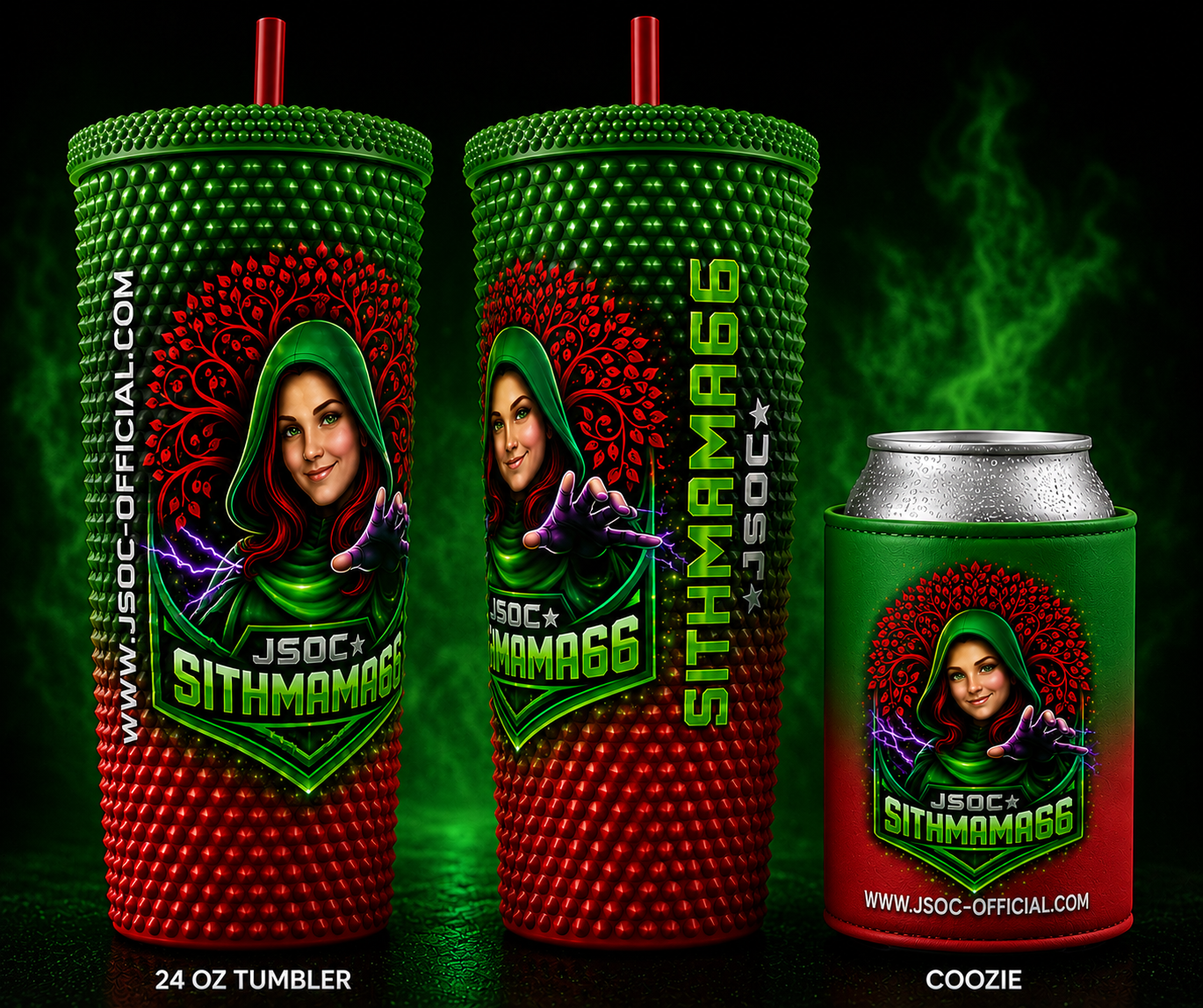 JSOC Sithmama66 Tumbler & Coozie Set