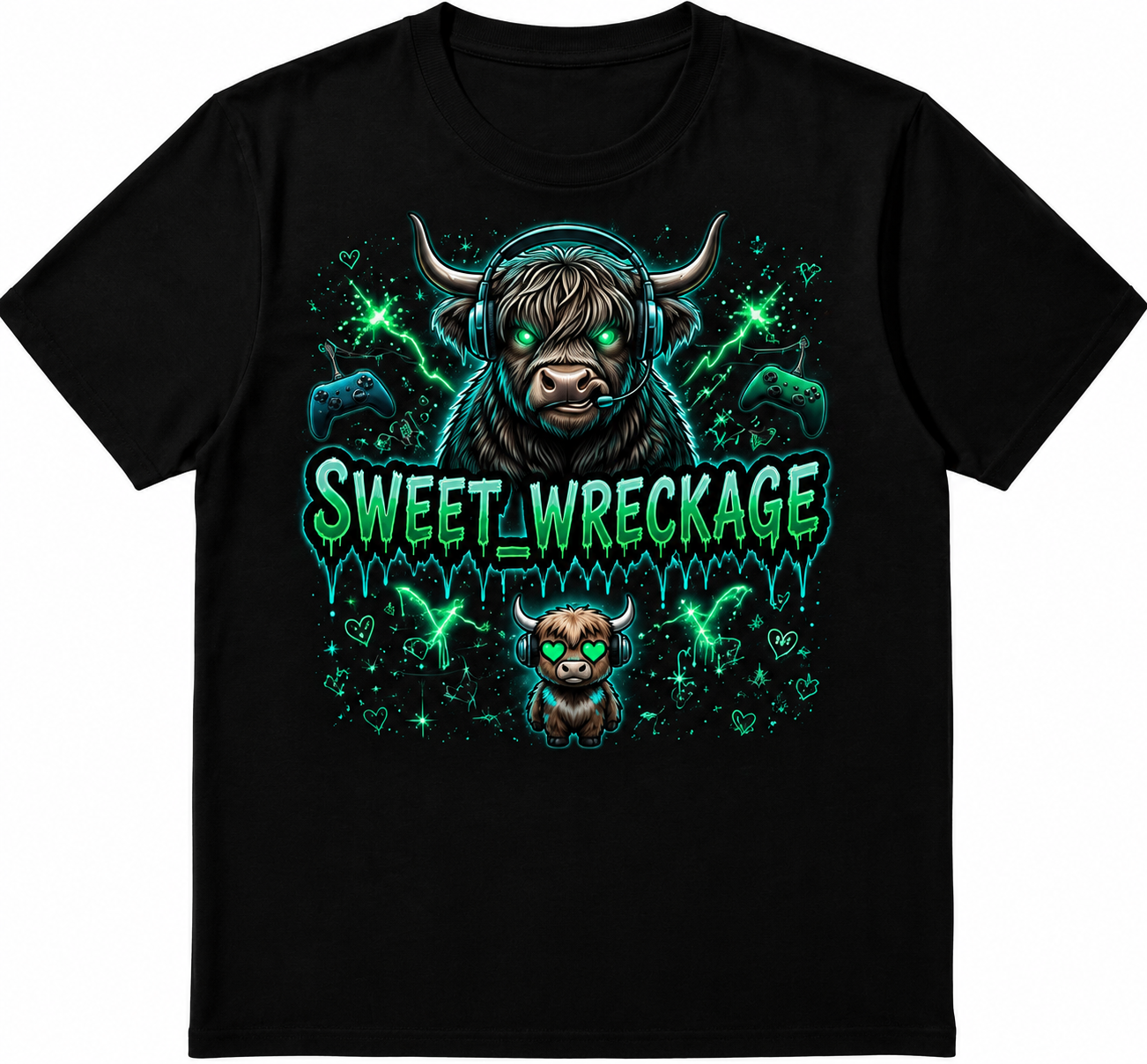 Sweet Wreckage Gamer T-Shirt