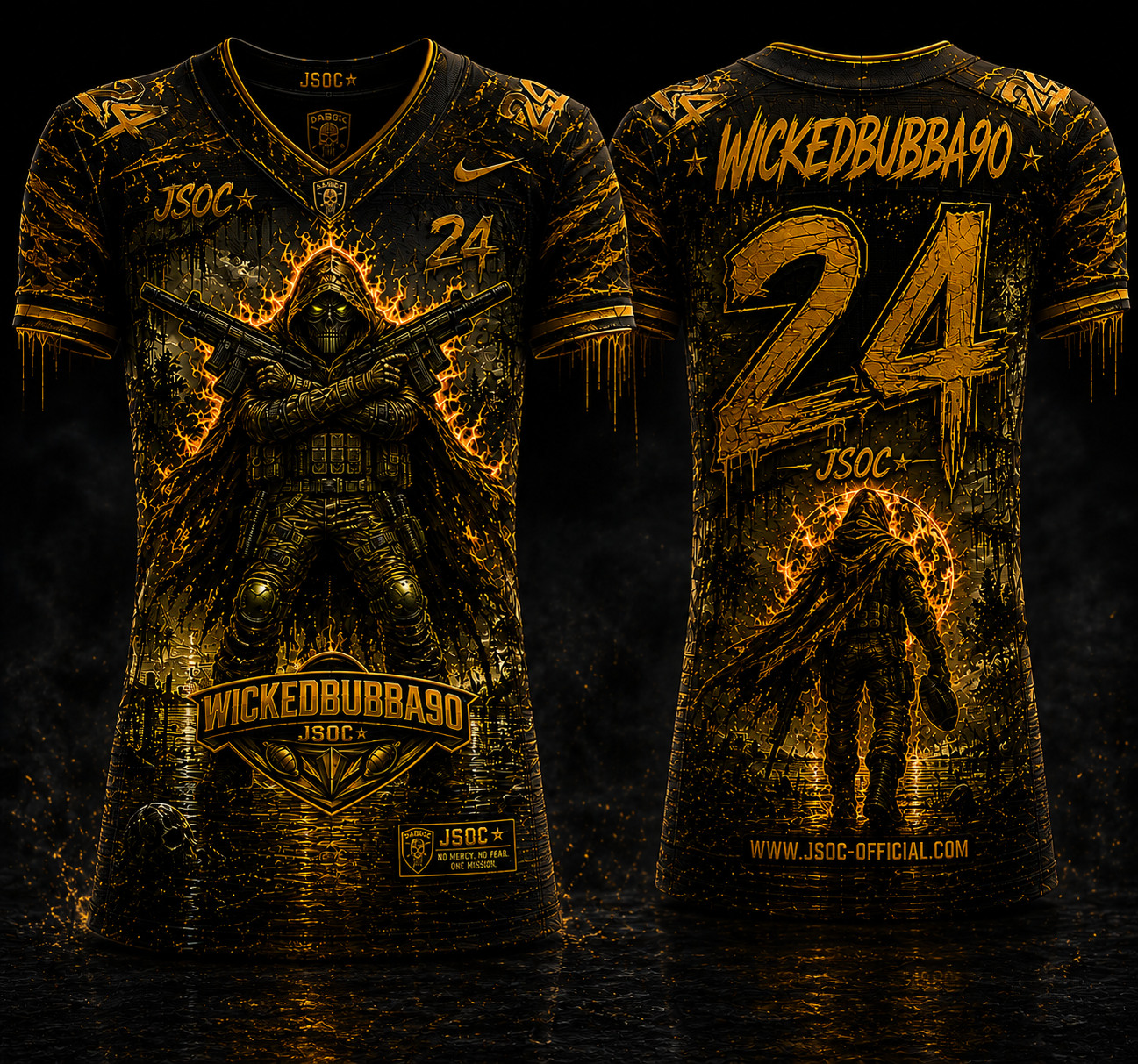WickedBubba Tactical Warrior Graphic Jersey