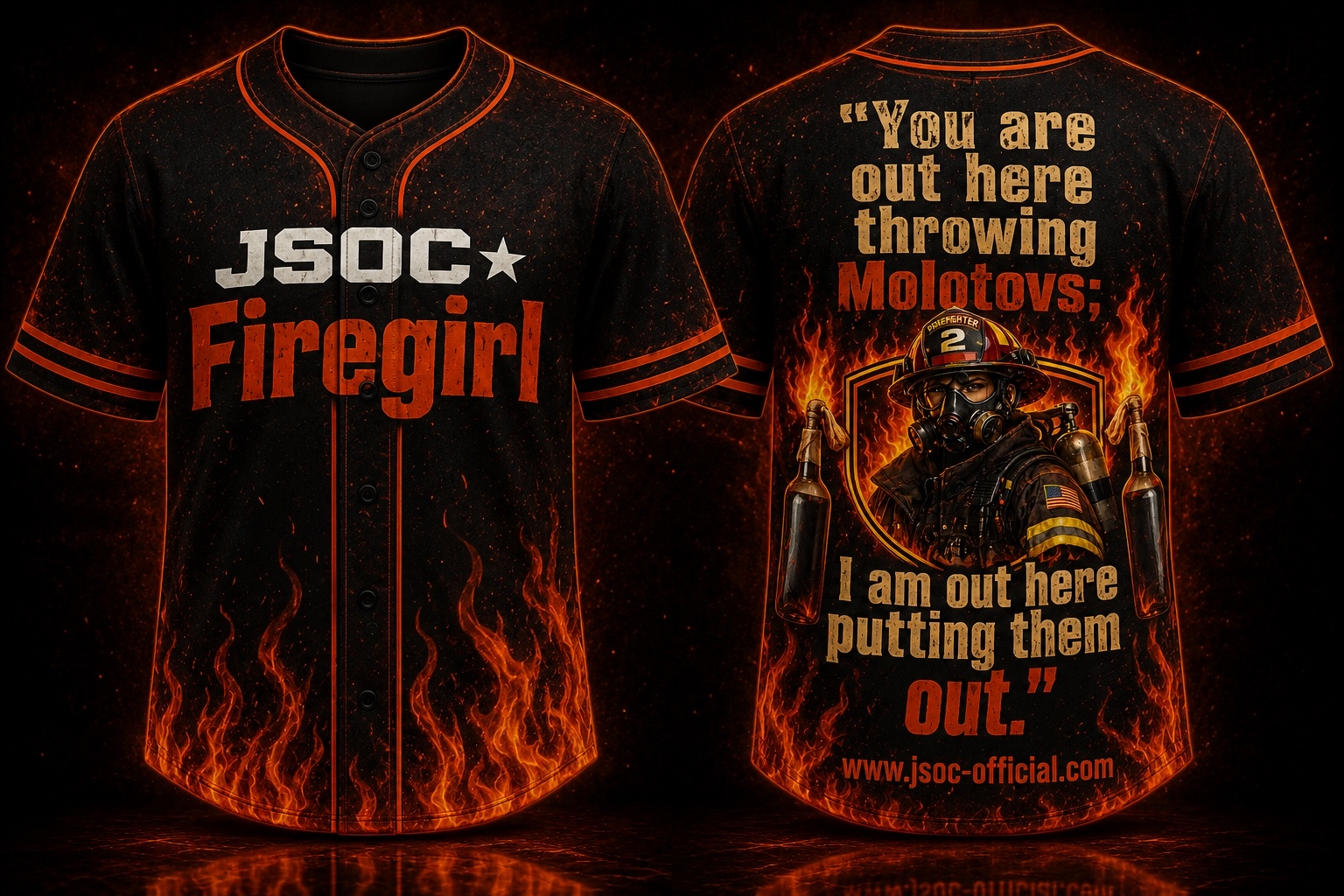 JSOC 'Firegirl' Graphic Jersey