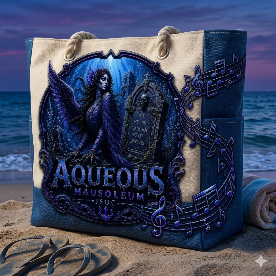 Aqueous Mausoleum Beach Tote