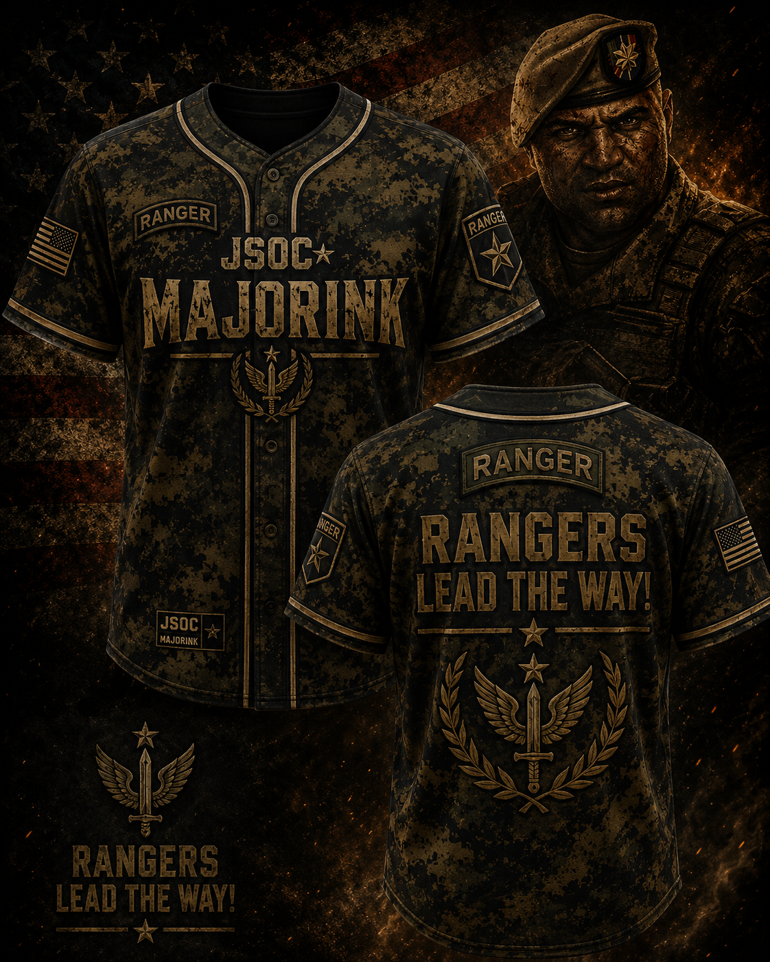 JSOC MajorInk Ranger Jersey
