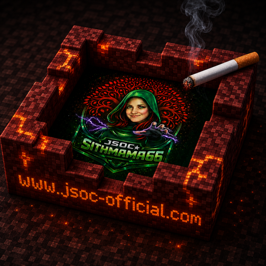 Sith Mama 8-Bit Inspired Ashtray