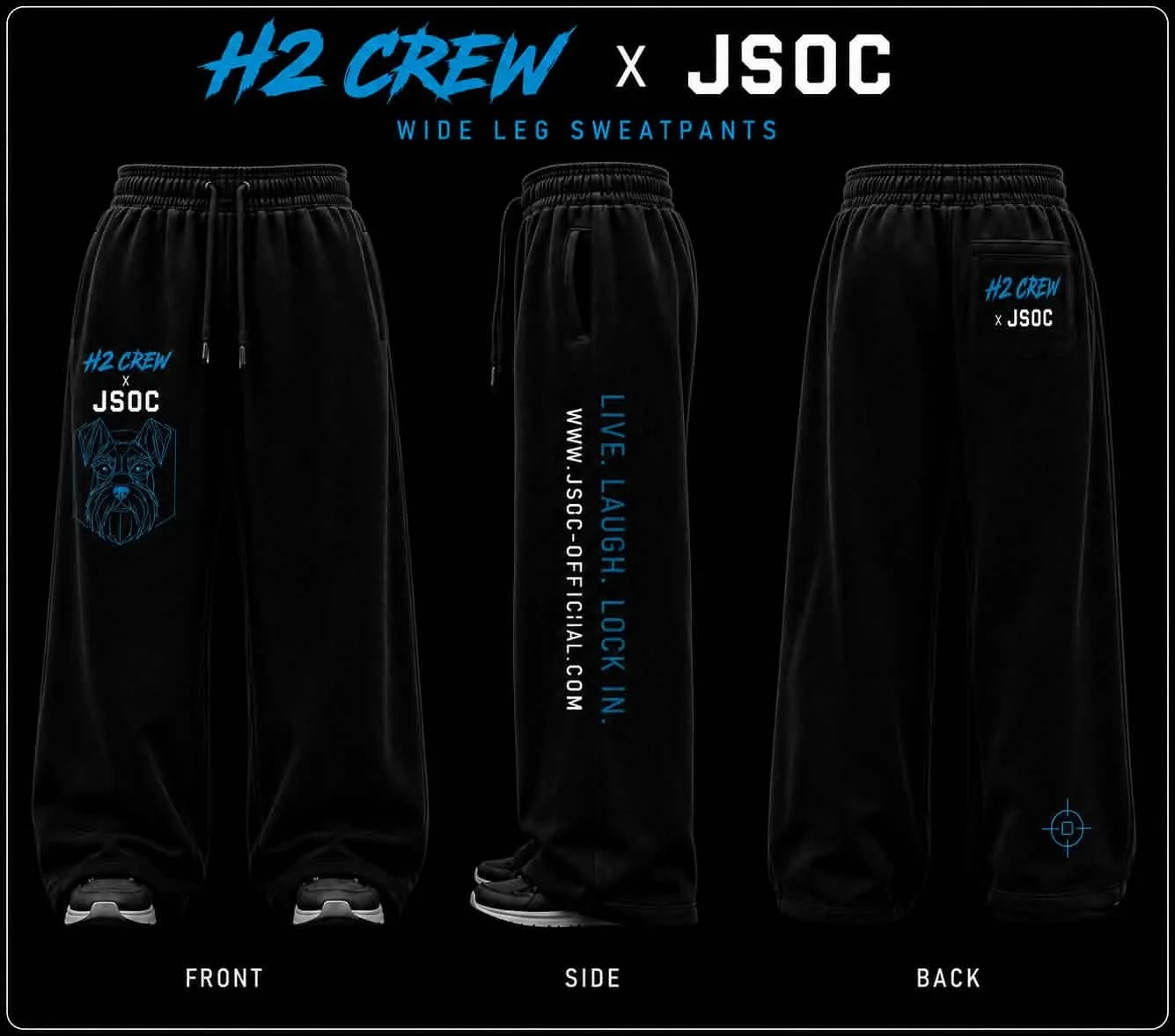 Hidden Hailey Wide Leg Sweat Pants