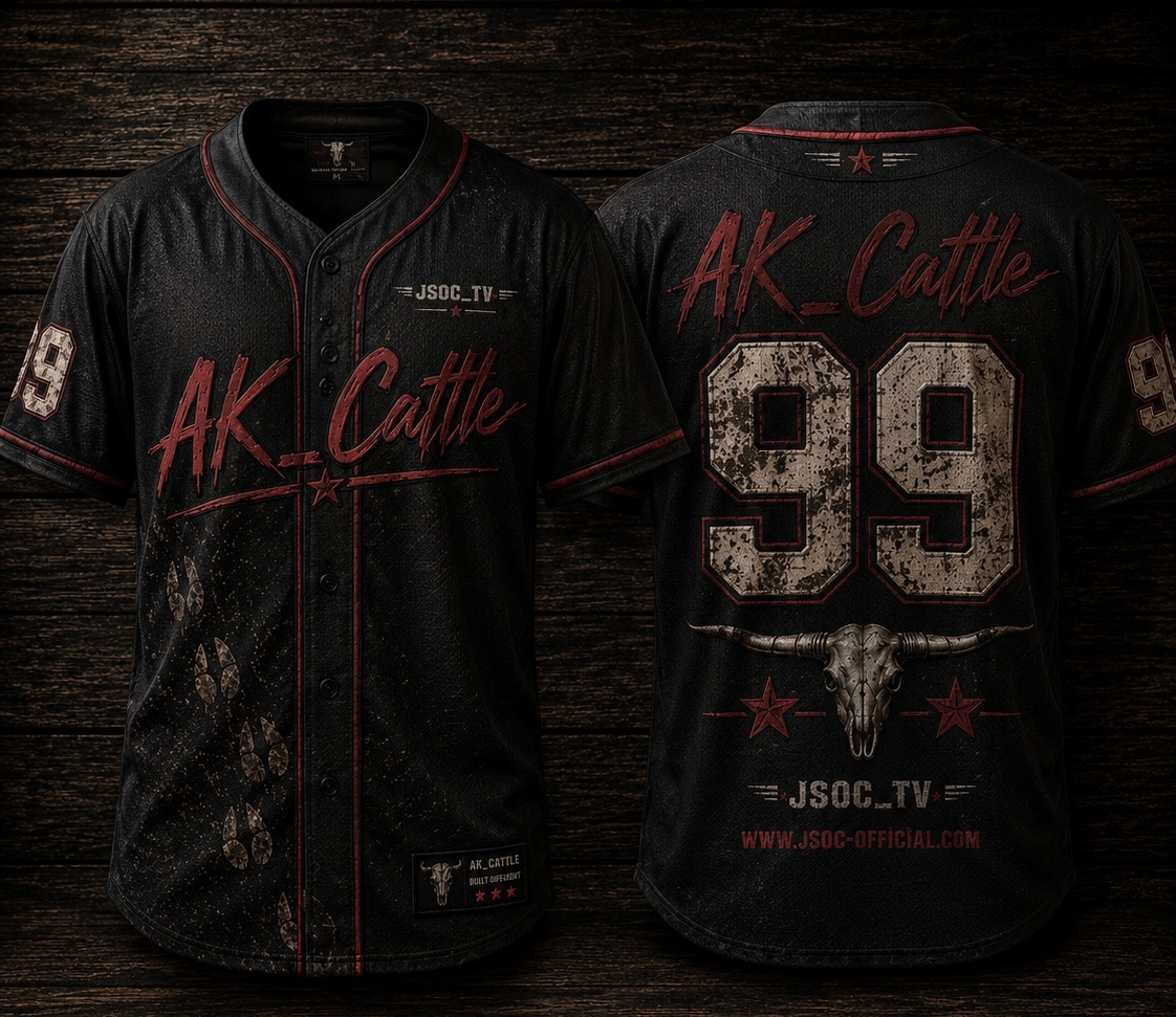 AK Cattle Baseball Jersey