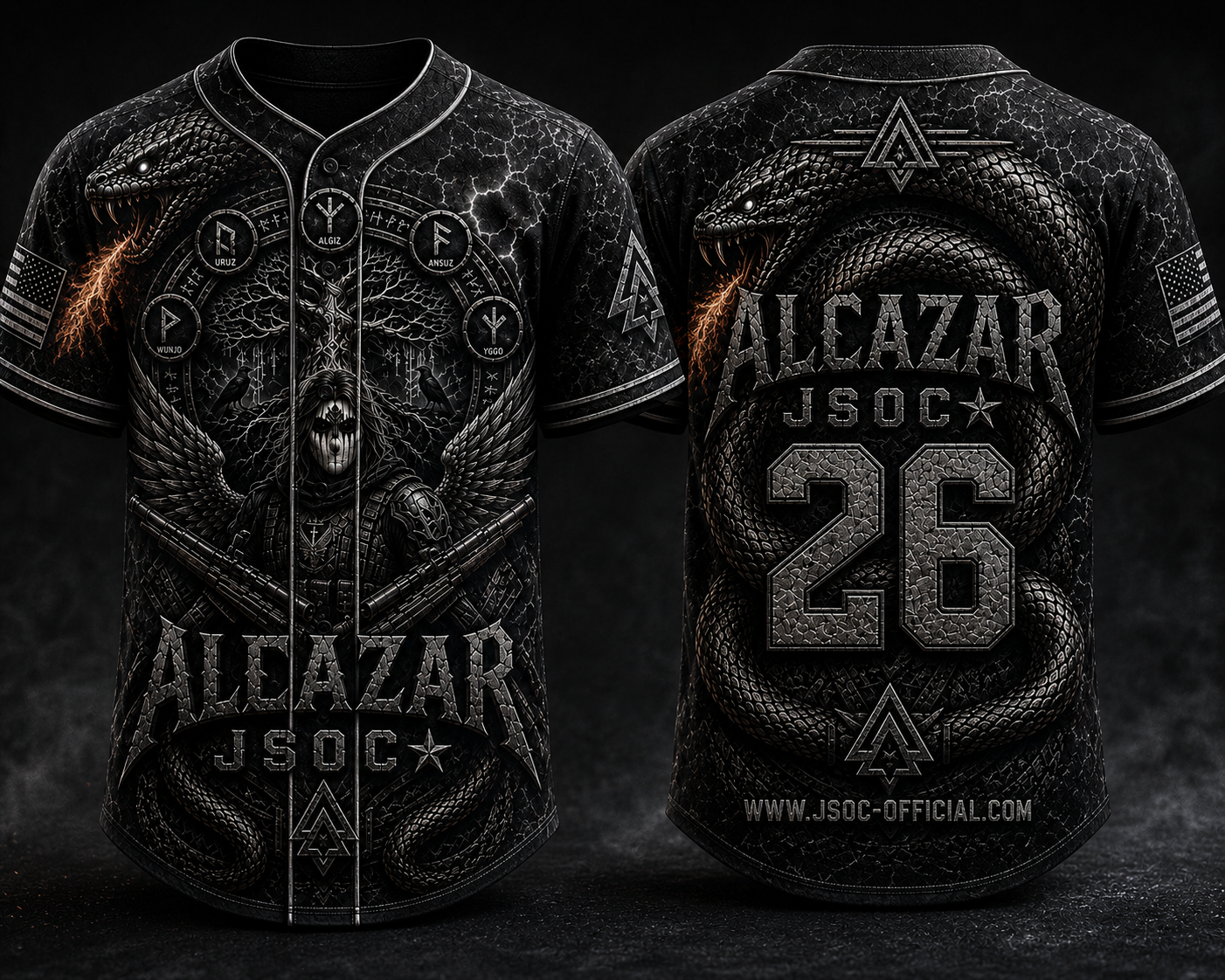 Alcazar Viking Baseball Jersey