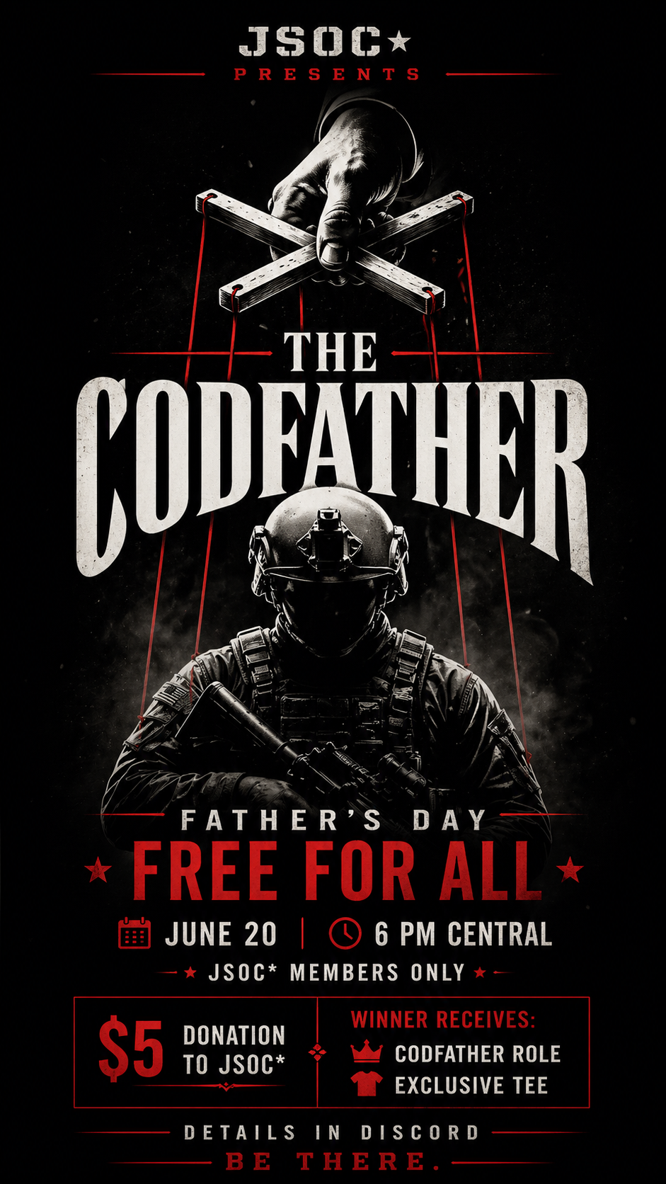 JSOC* Only Father's Day Free for All Tournament