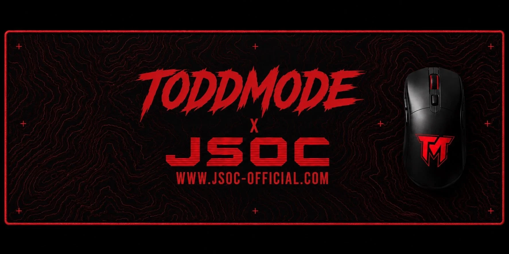 T0DDM0DE x JSOC Premium Gaming Mousepad