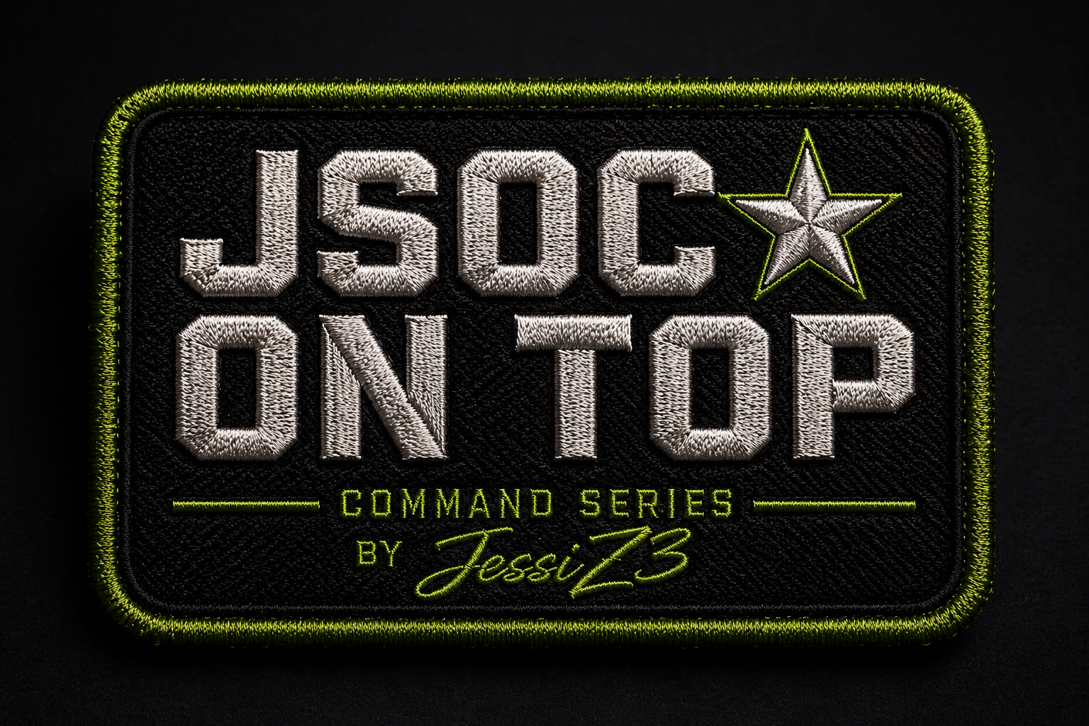 JSOC ON TOP Tactical Embroidered Patch