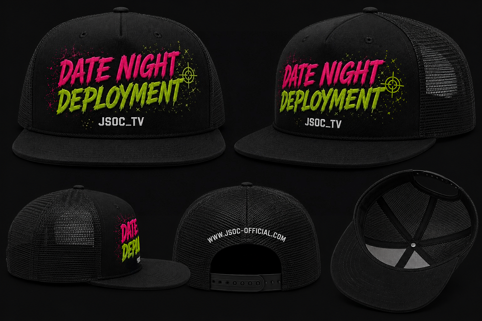 Date Night Deployment Snapback Hat
