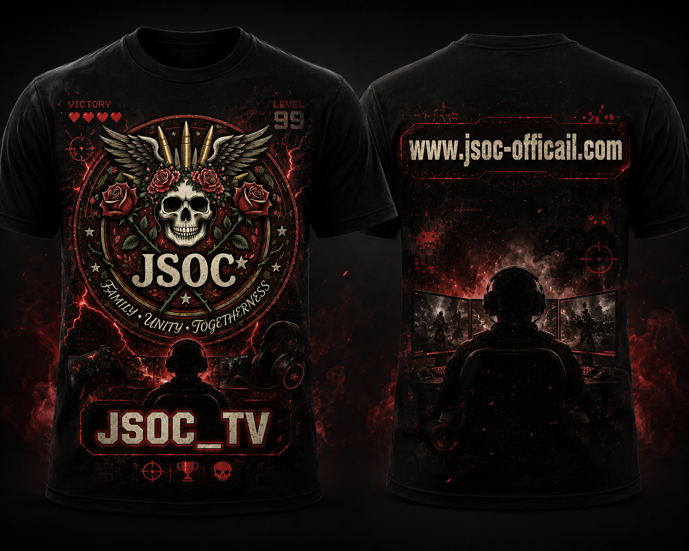 JSOC_TV Follower Gaming T-Shirt