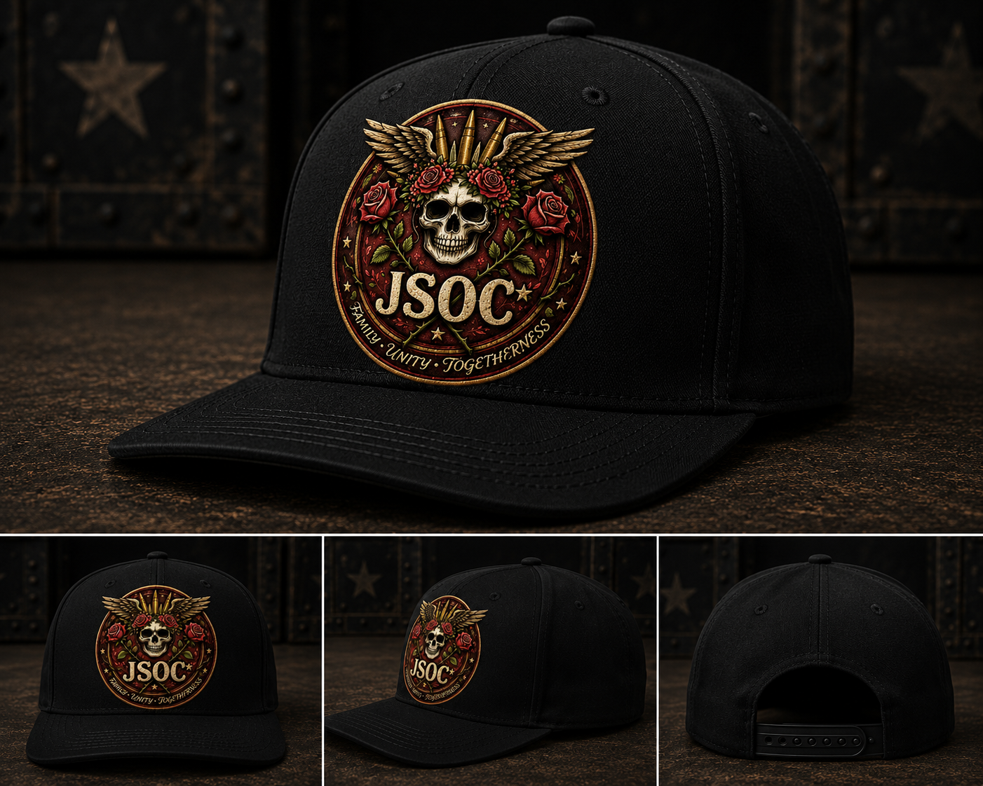Unity JSOC clan Skull Emblem Cap