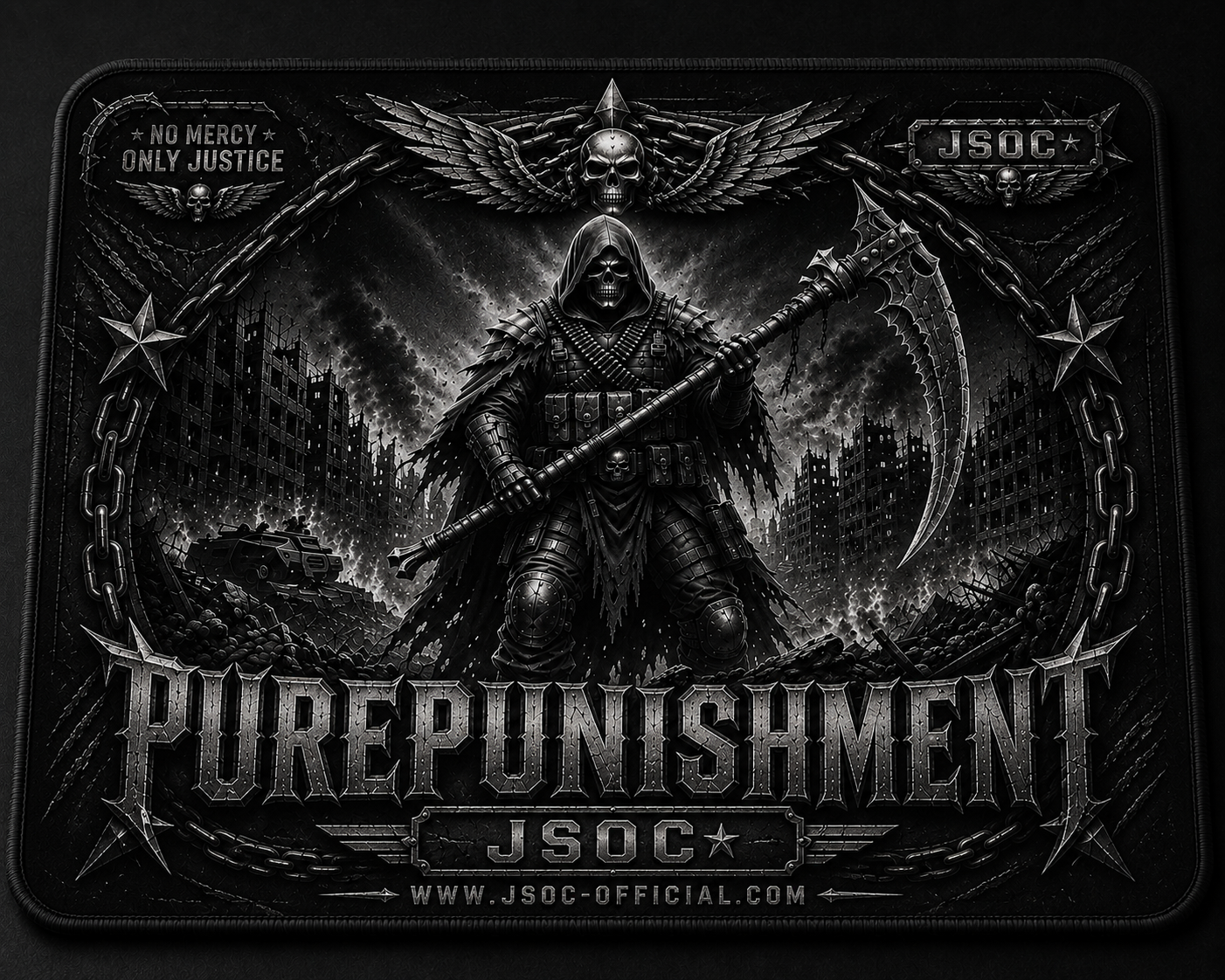 'Pure Punishment' Tactical Patch Mouse Pad