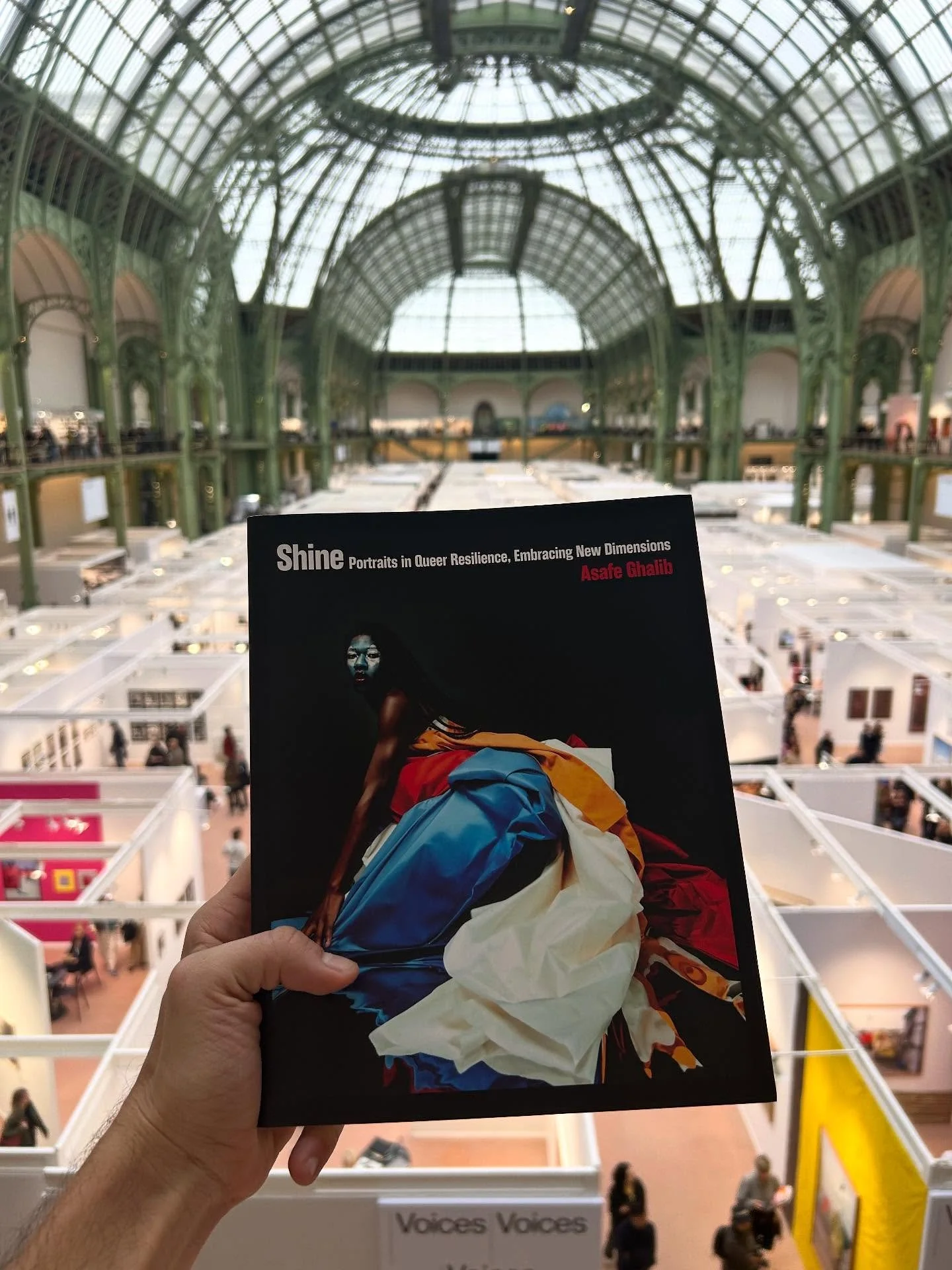 Loved being at the @parisphotofair presenting my new book and exhibiting one of my pieces made the experience even more special.